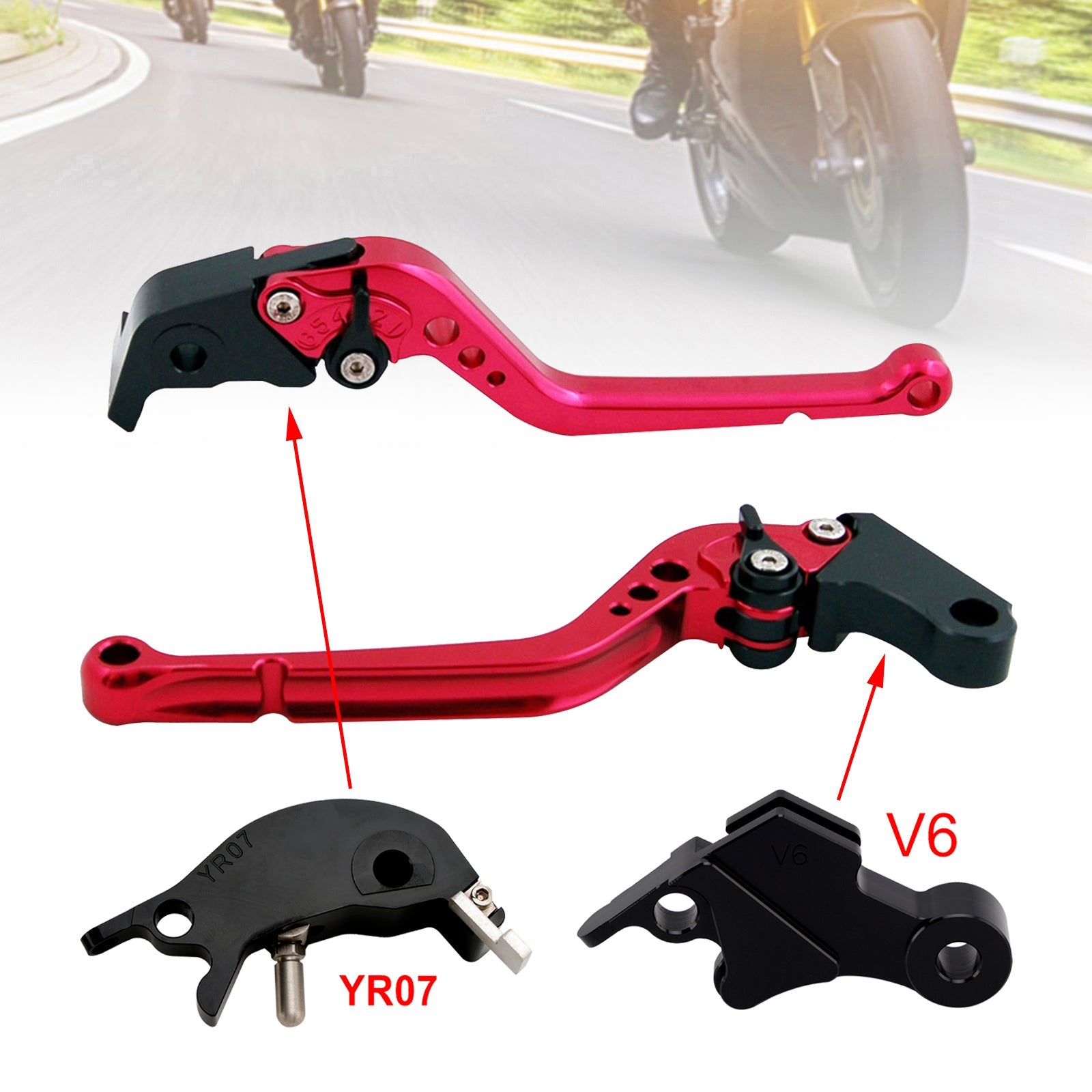 Long Clutch Brake Lever fit for YAMAHA XSR900 XSR900GP MT-09 MT-09SP 2024-2025