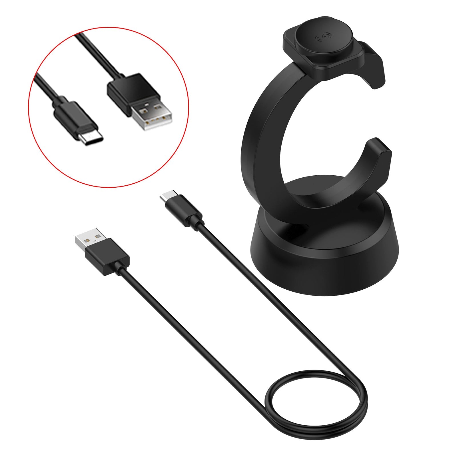 Apple Watch Charger Vertical C-Shaped Charger iwatch Charging Dock Stand Adapter