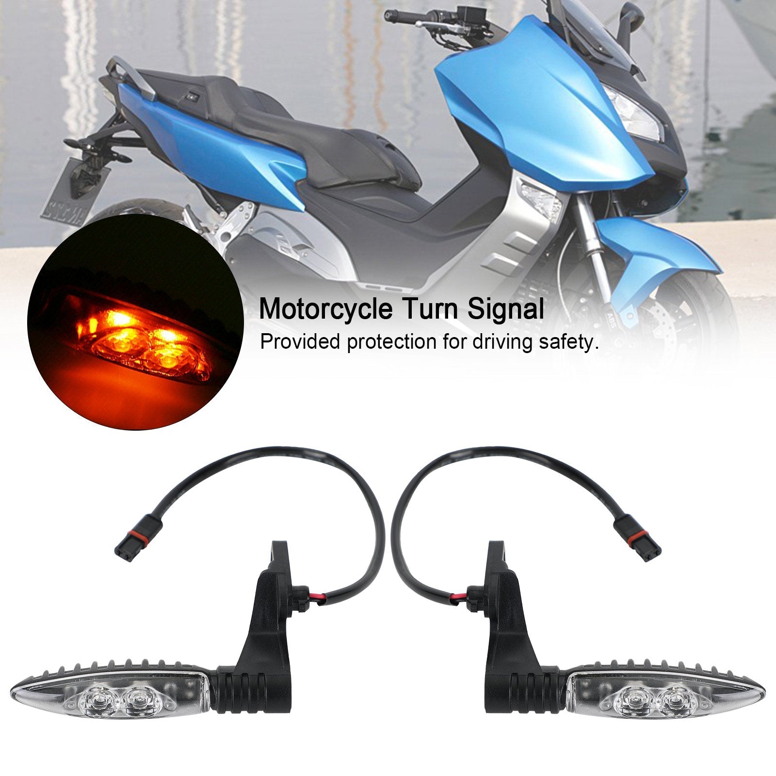 Rear LED Turn Signal Lights Indicator 12V For BMW R 1200 GS ADVENTURE 2010-2013