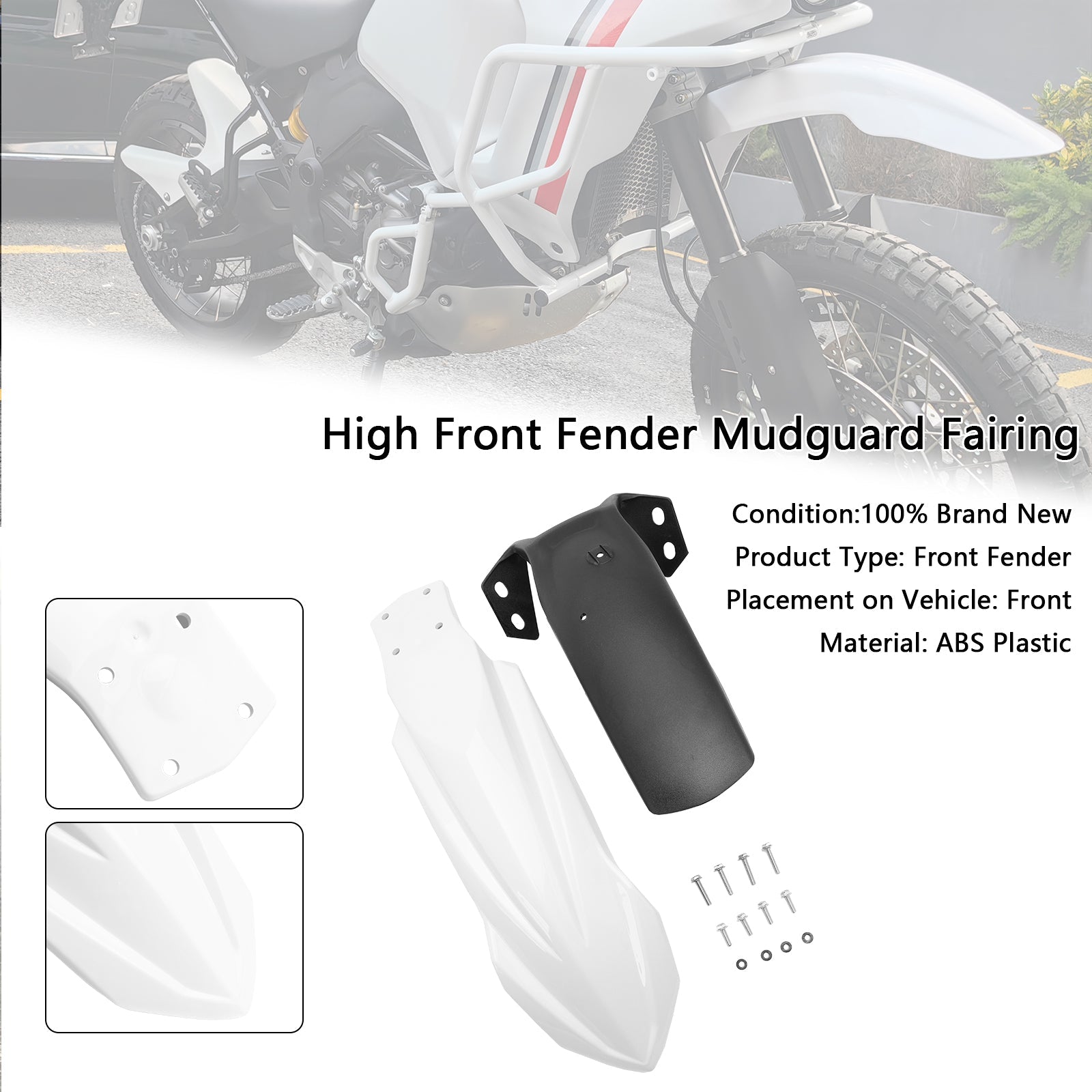 2022-2024 Yamaha Tenere 700 World Raid High Front Fender Mudguard Fairing