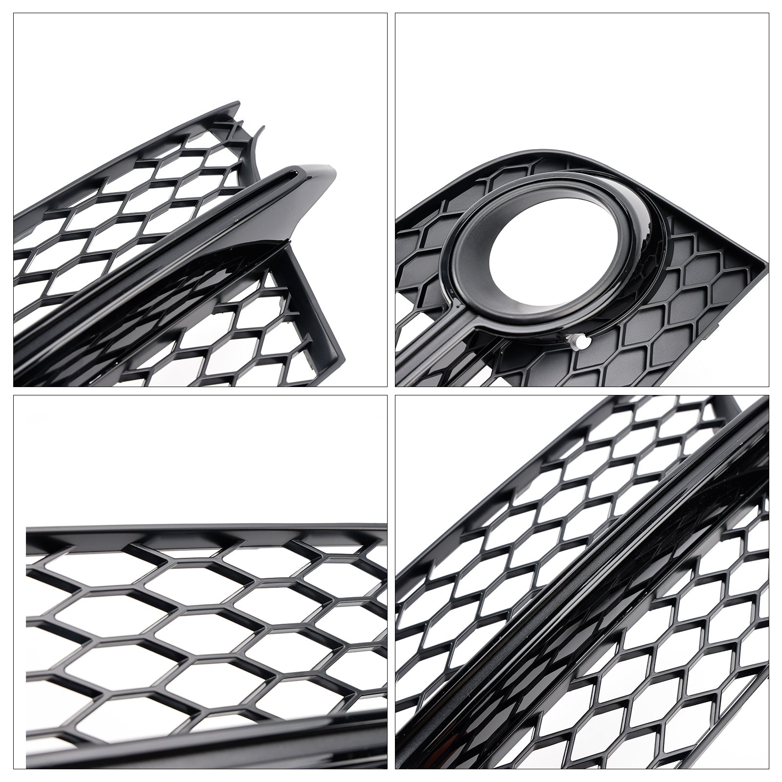 Audi TT MK2 S-Line TTS 2011-2014 Honeycomb Front Bumper Fog Light Grille