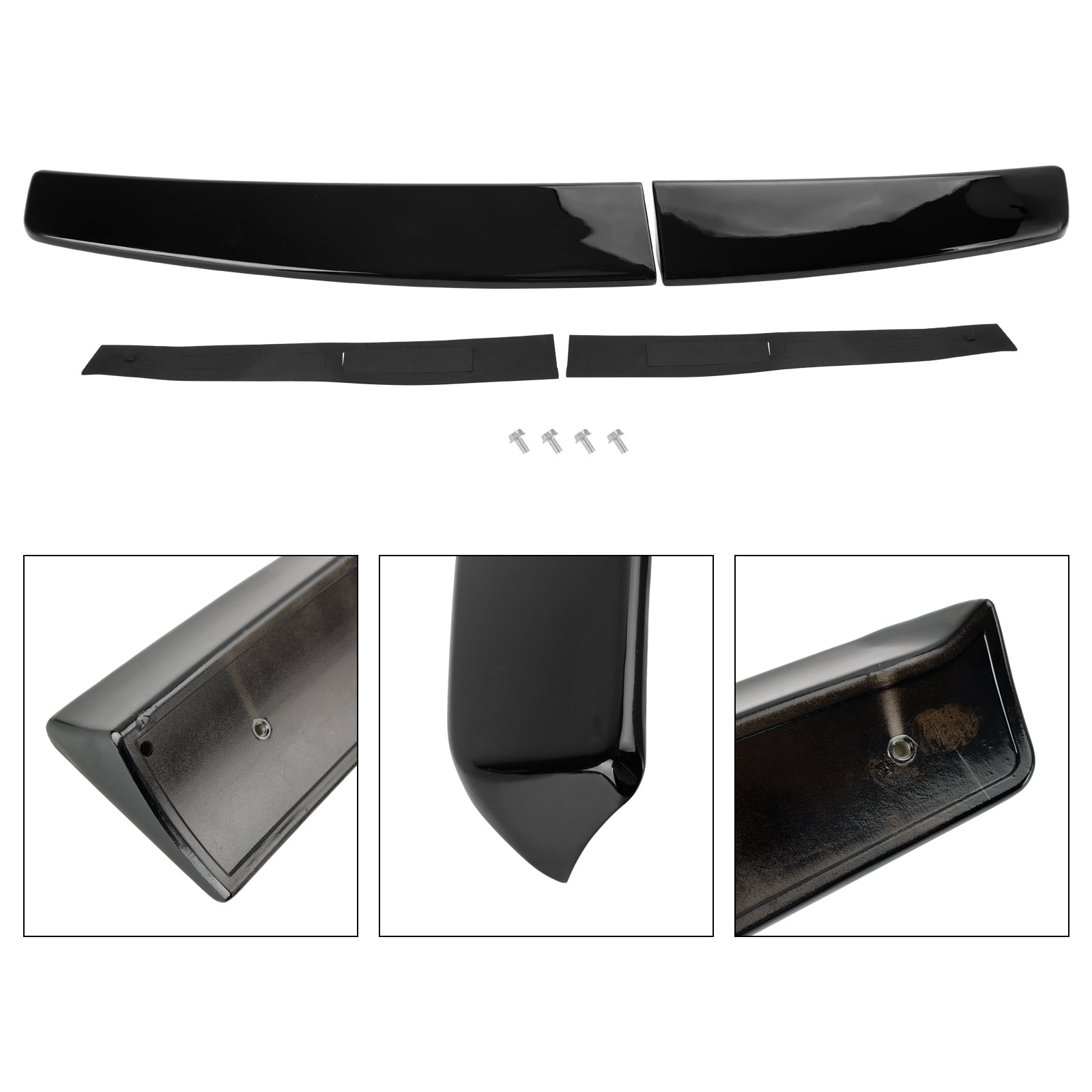 2005-2018 VW Caddy Maxi Gloss Black Rear Twin Barn Door Trunk Spoiler