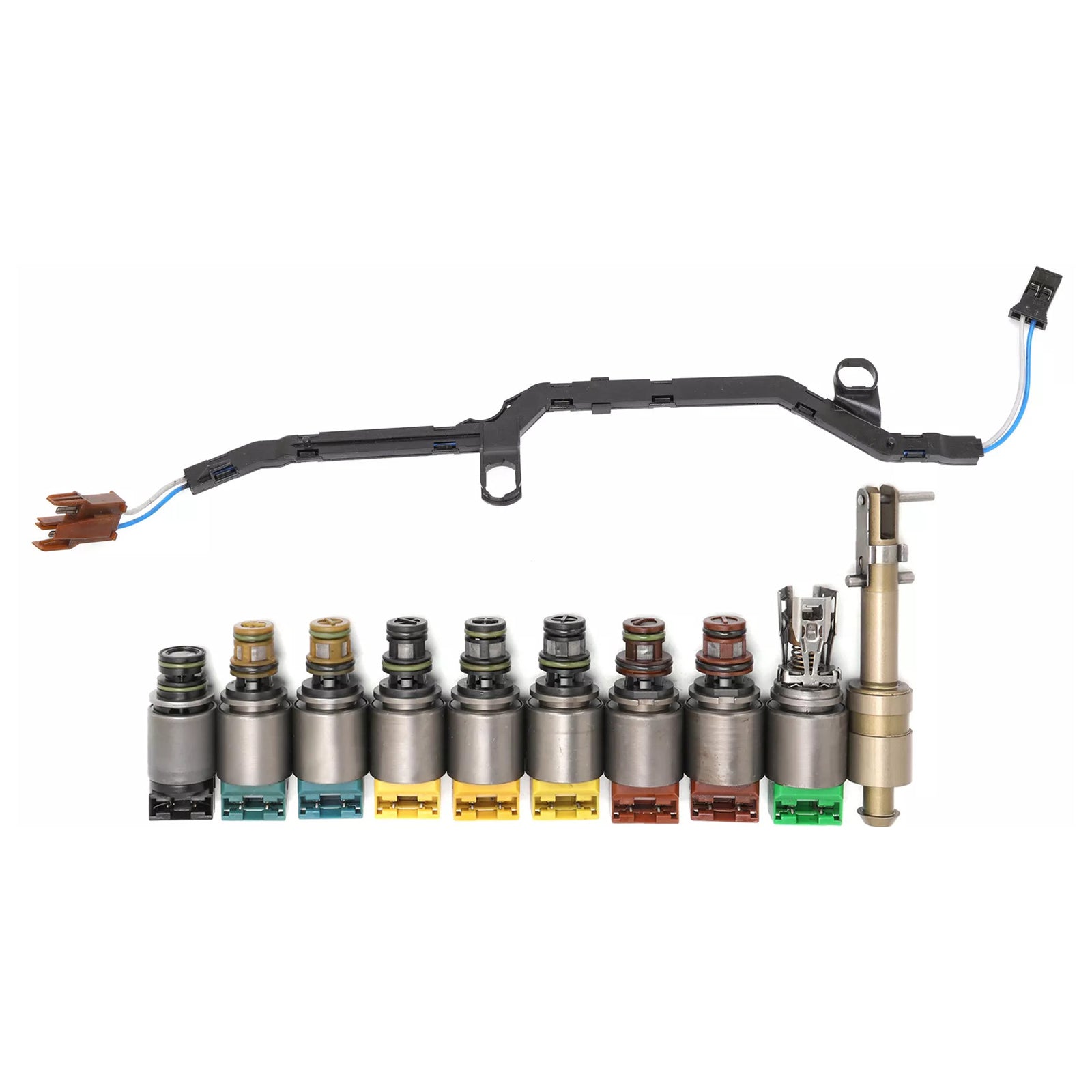 2007-2013 BMW X5 4.4 4.8 V8 E70 6HP28 Transmission Valve Body Repair Solenoid Kit 1068298047