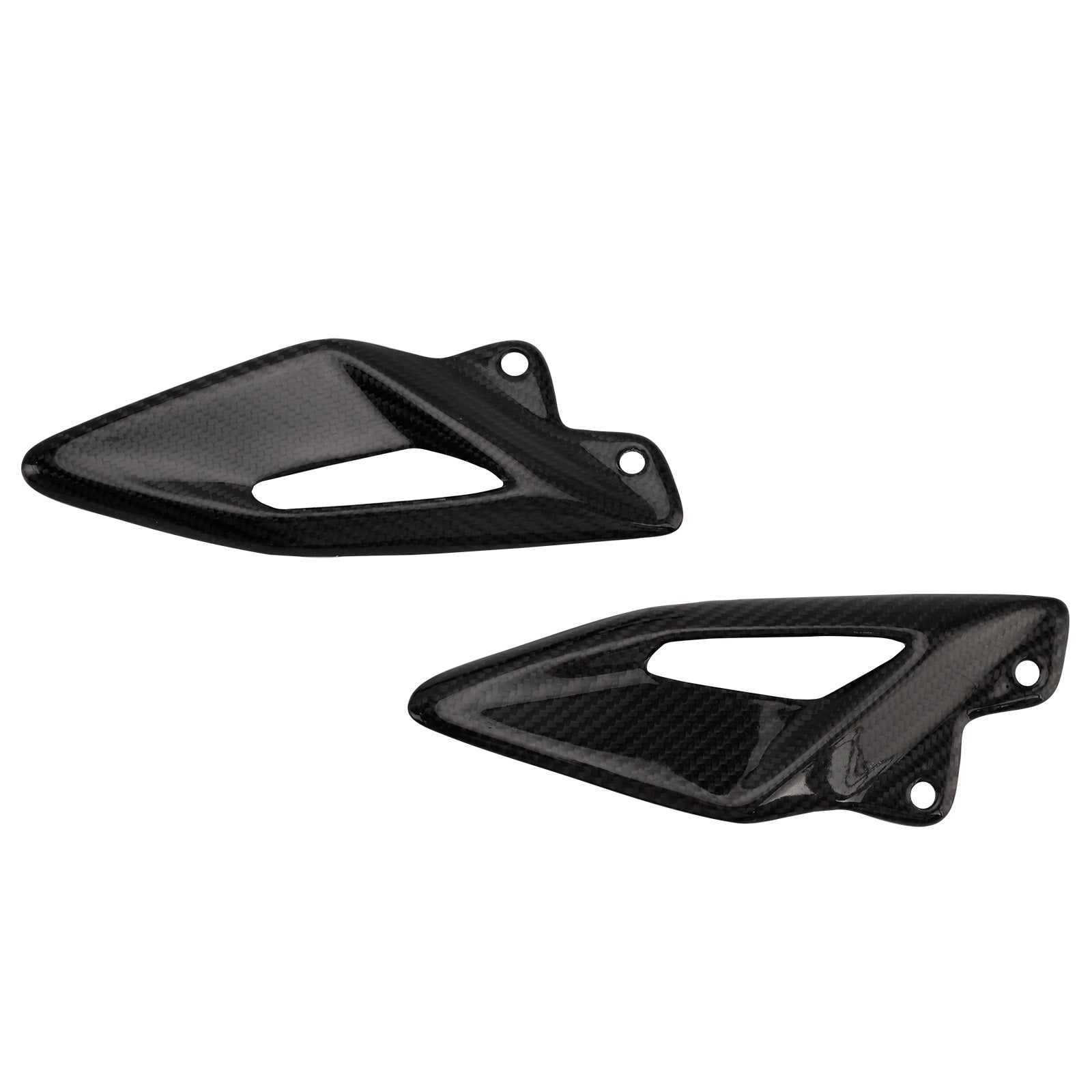 Real Carbon Fiber Foot Protection Board For Street Triple 765 RS 2016-2022