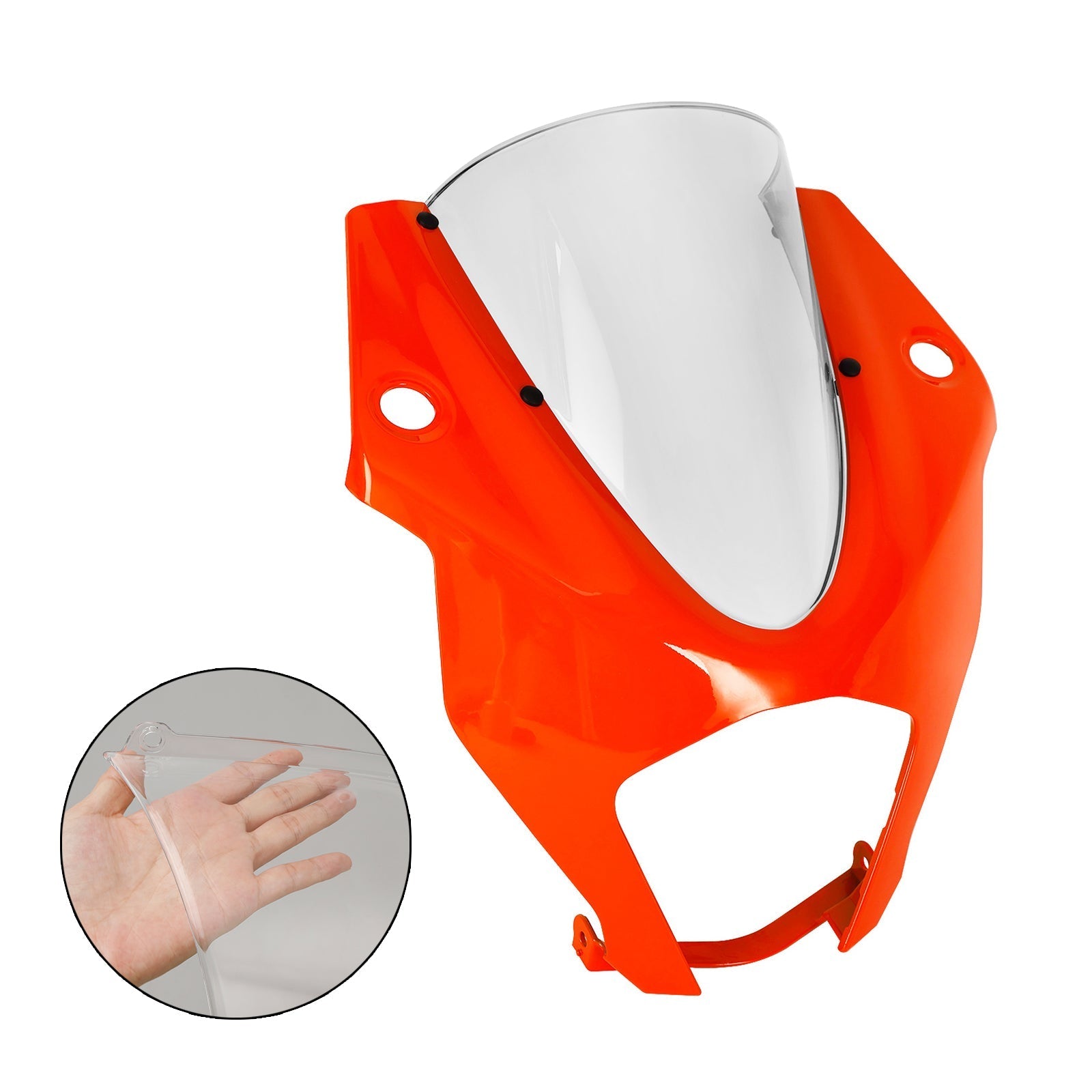 2022-2023 RC390 Windshield WindScreen Headlight Fairing Cover Generic