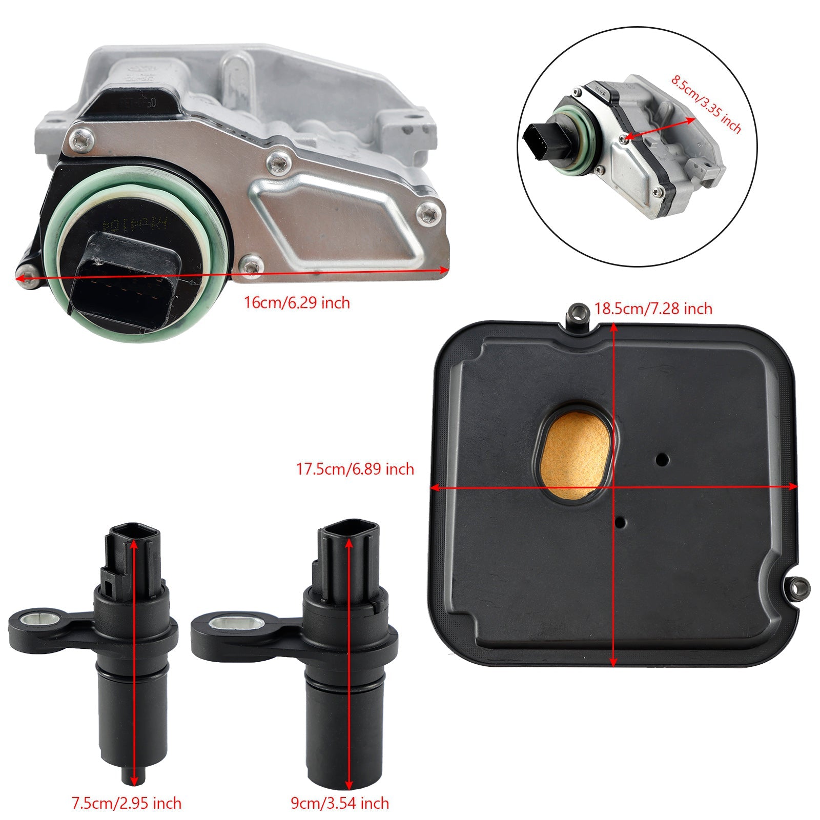 2009-2010 For Dodge Challenger V6 3.5L Transmission Shift Solenoid Block Pack Kit 04799061AB 42RLE