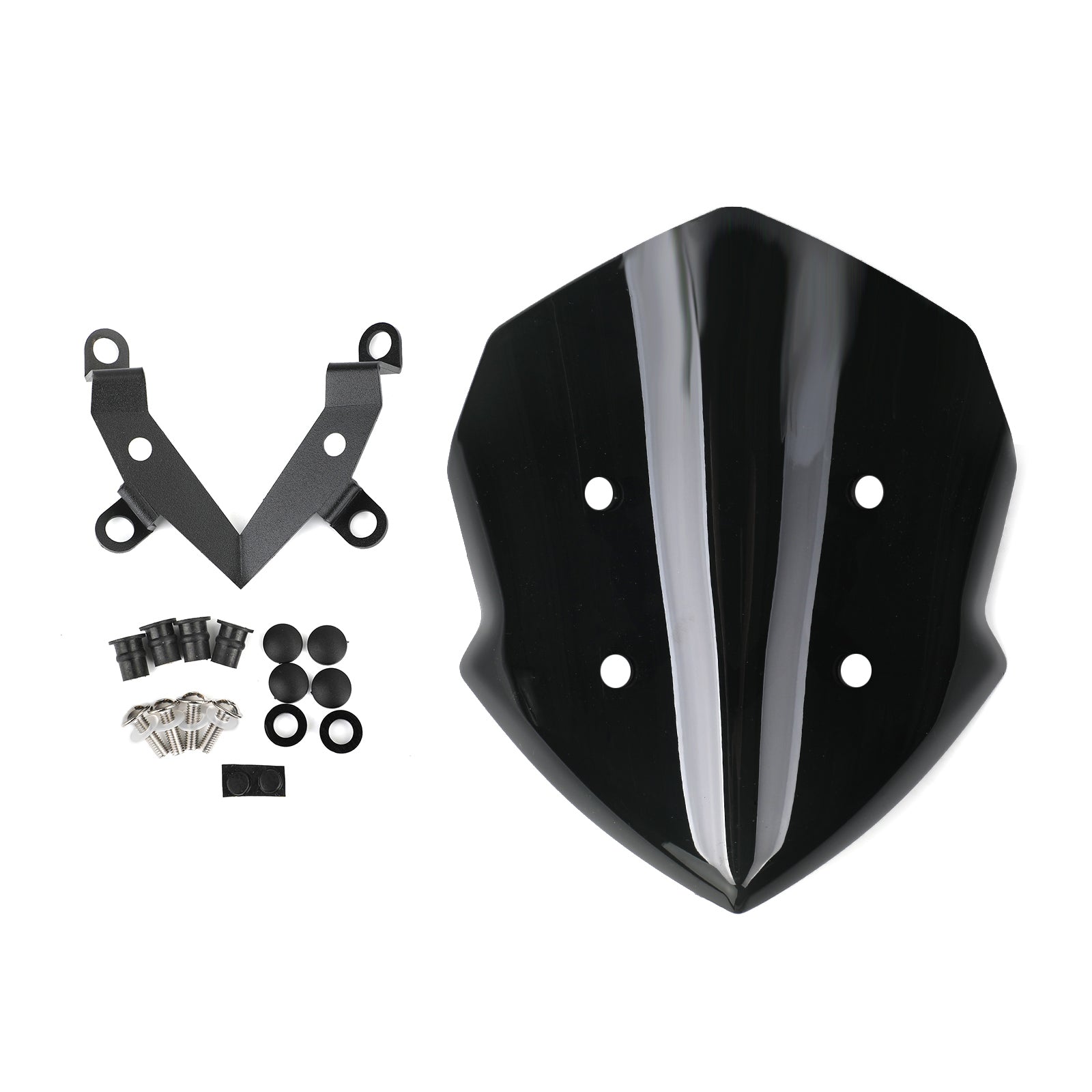 2019-2020 Kawasaki Z125 ABS 4mm Motorcycle Windscreen Screen Windshield Generic