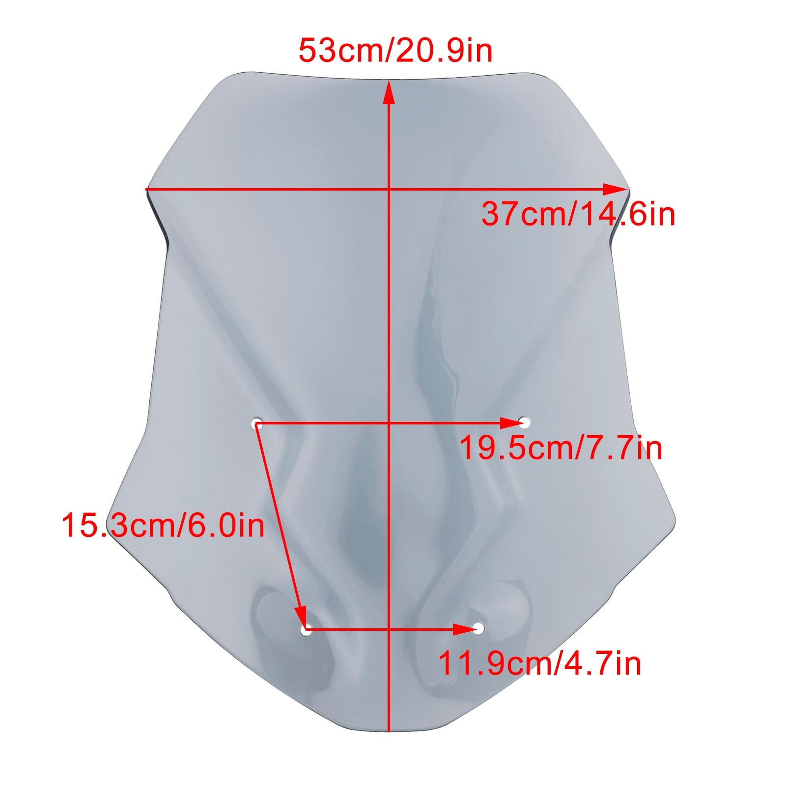 2022-2024 Tiger 1200 GT All models Motorcycle Windshield WindScreen
