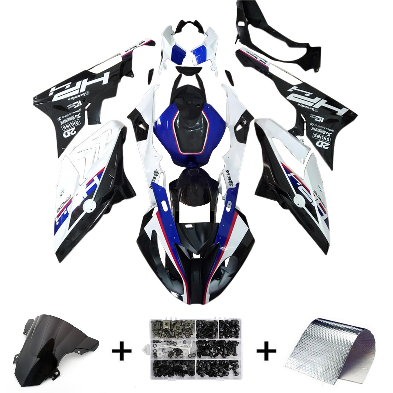 2015-2016 BMW S1000RR Fairing Kit Bodywork Plastic ABS