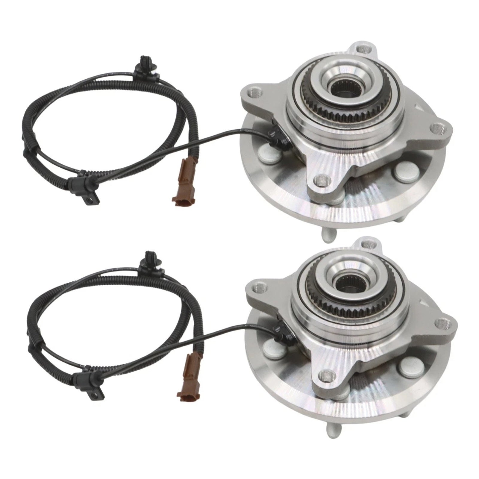 2015-2017 Ford F-150 6 Lugs w/ ABS 4WD 2PCS Front Wheel Bearings and Hubs 515169