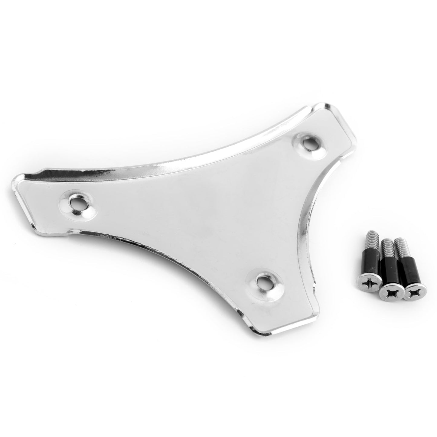 Touring Road Glide Generic Chrome Sissy Bar Backrest Triangle Mounting Plate For