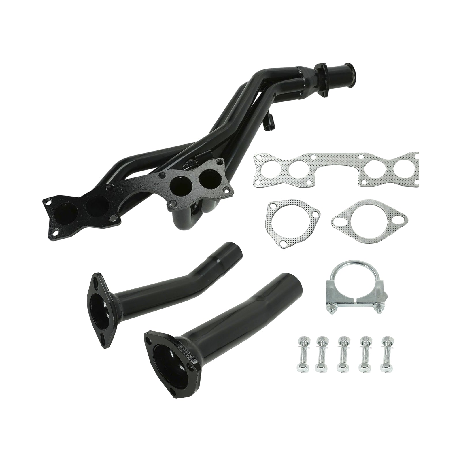 Steel Header Manifold Exhaust Fit Nissan D21 Pickup 2.4L 1990-1995 Tri-Y
