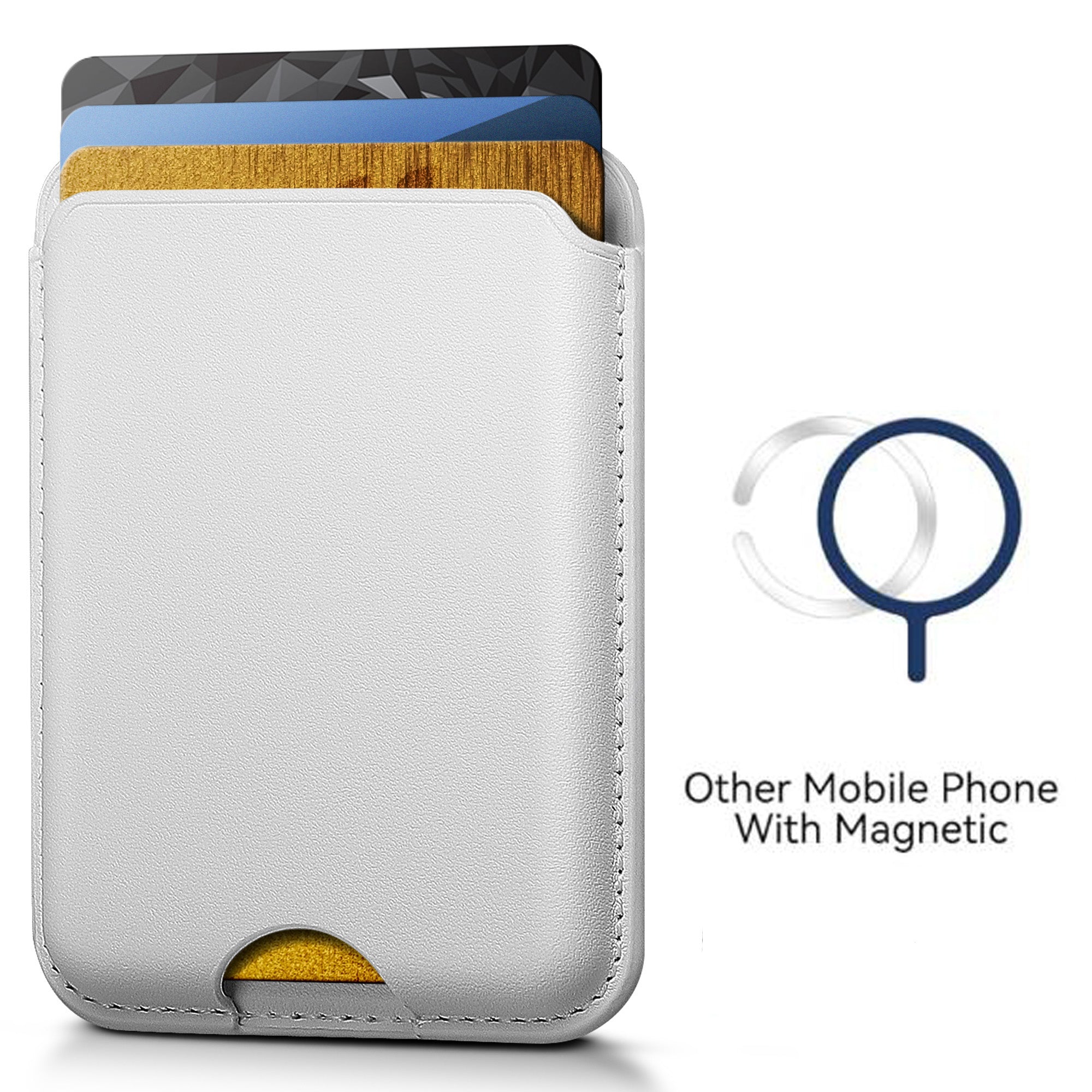 Magnetic Card Holder MagSafe Wallet RFID Protection for iPhone 17/16/15/14/13/12
