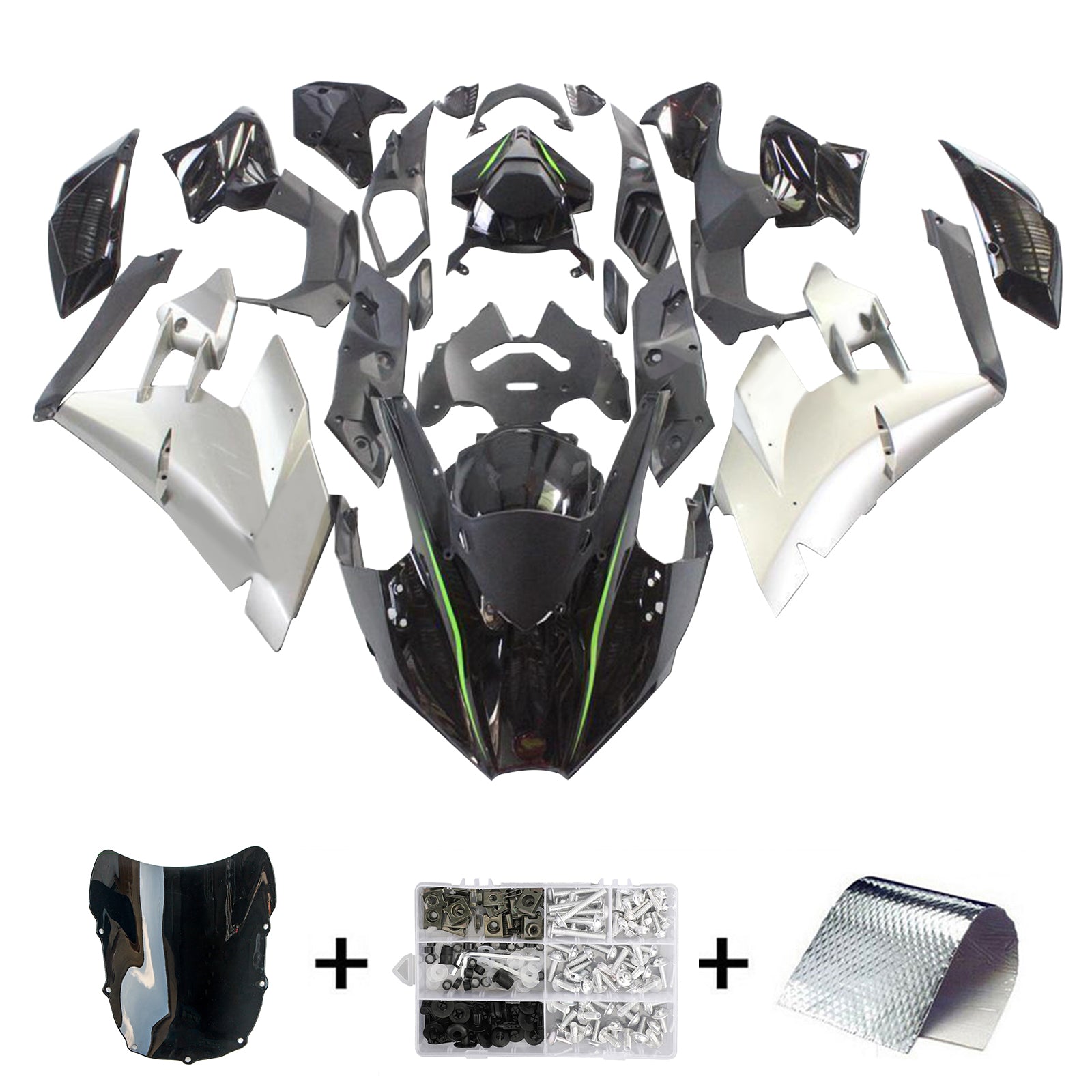 2015-2025 Kawasaki Ninja H2 Injection Fairing Kit Bodywork ABS #101