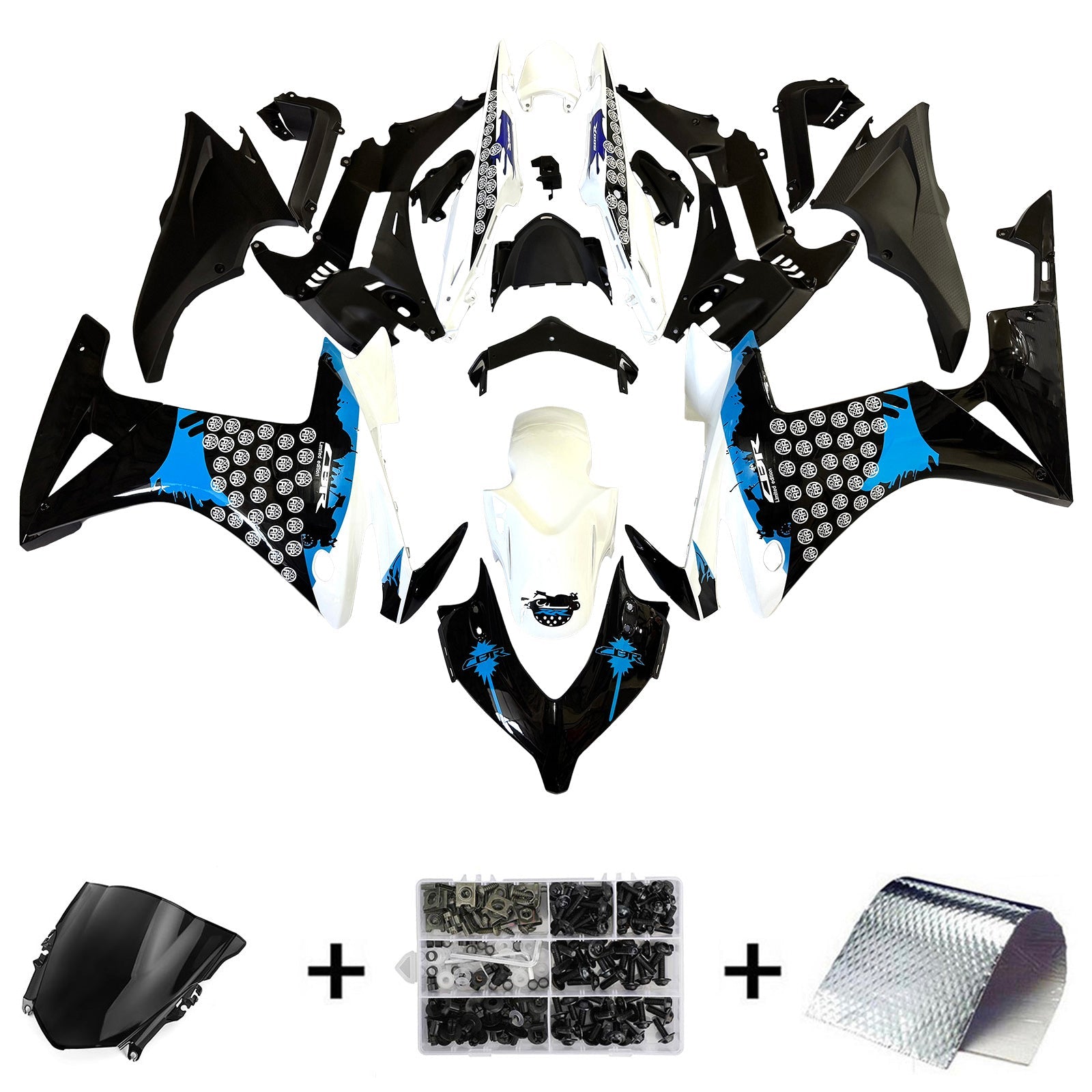 Injection Fairing Kit Bodywork Plastic ABS For Honda CBR500R 2013-2015