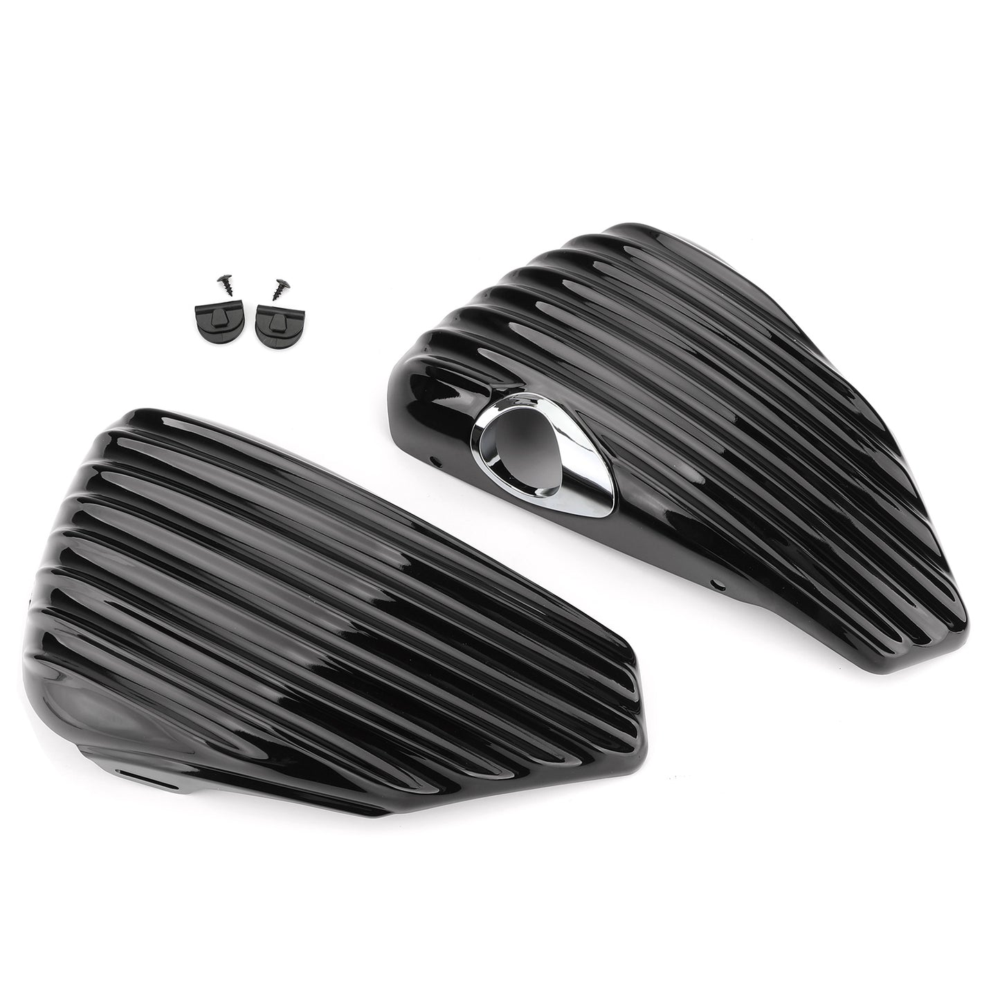 04-13 Sportster XL883 XL1200 1200 883 48 72 1 Pair Battery Side Cover