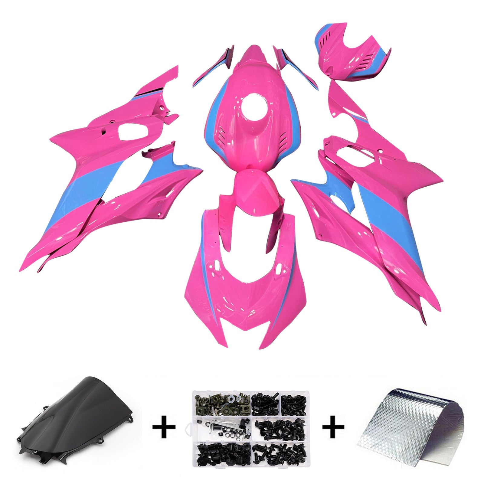 Injection Fairing Kit Bodywork Plastic ABS fit For Yamaha YZF-R6 2017-2023