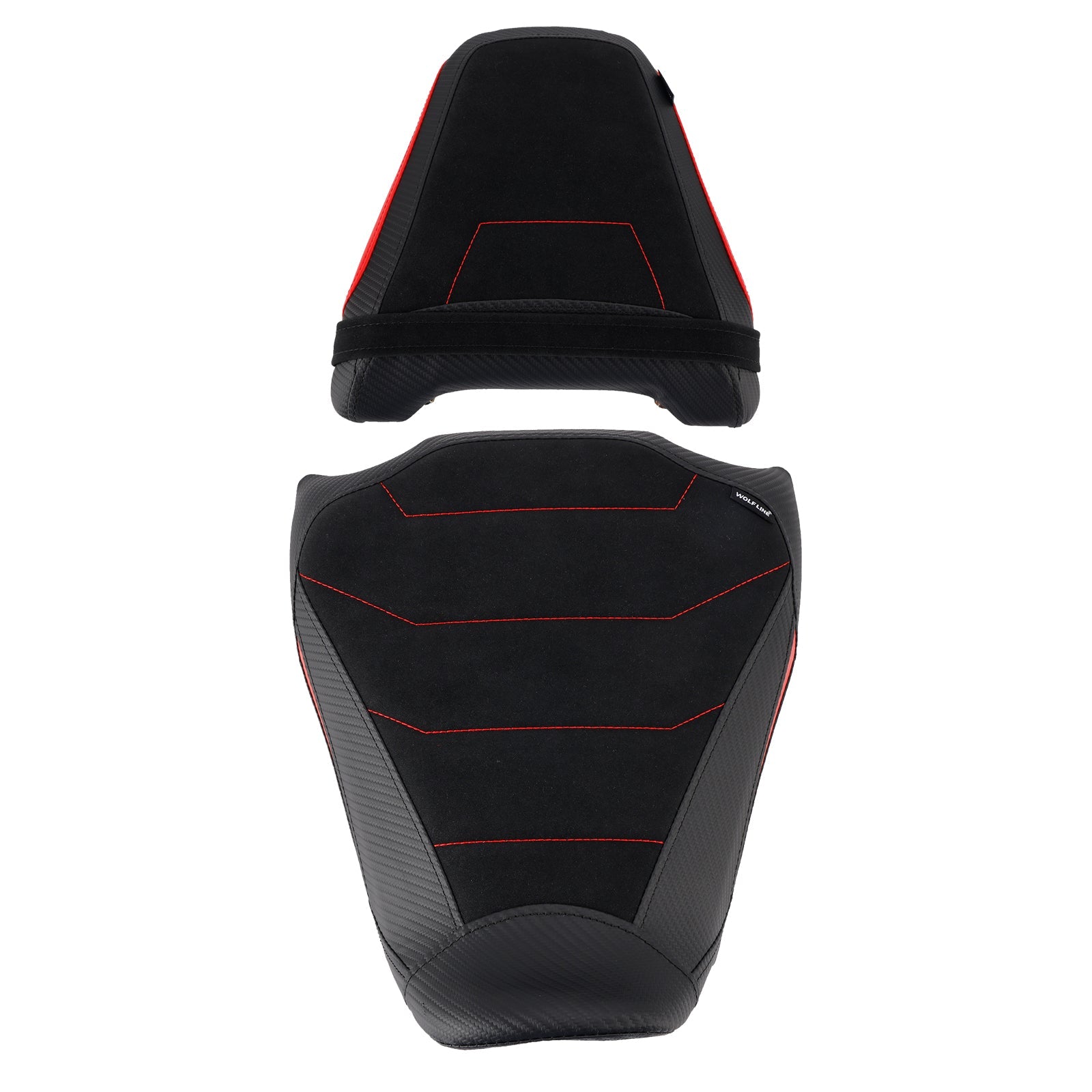 2024-2025 For Honda Cb650R Cbr650R Lower Front W/ Rear Seat Driver Pillion Red2