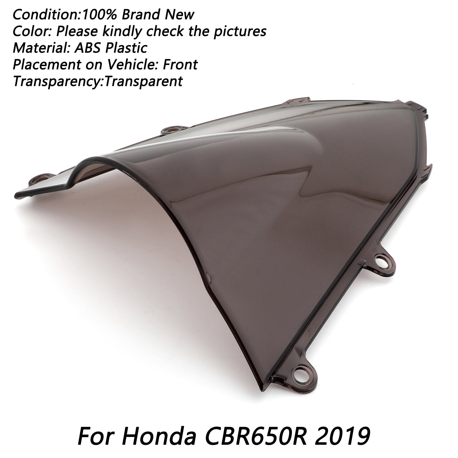 2019-2022 Honda CBR650R CBR 650 R Windshield Windscreen Generic