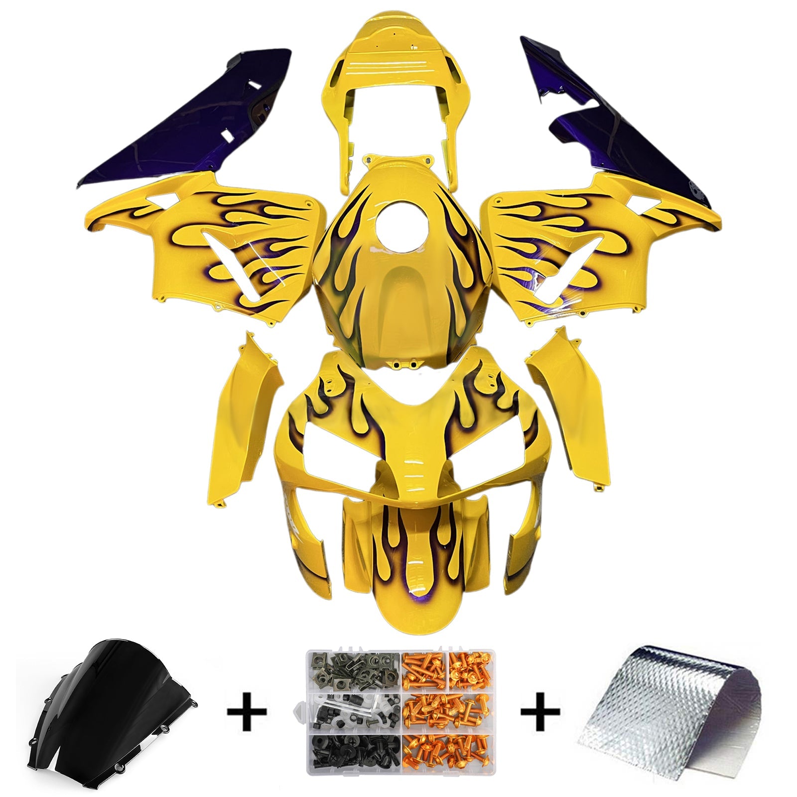 Injection Fairing Kit Bodywork Plastic ABS For Honda CBR600RR 2003-2004 F5
