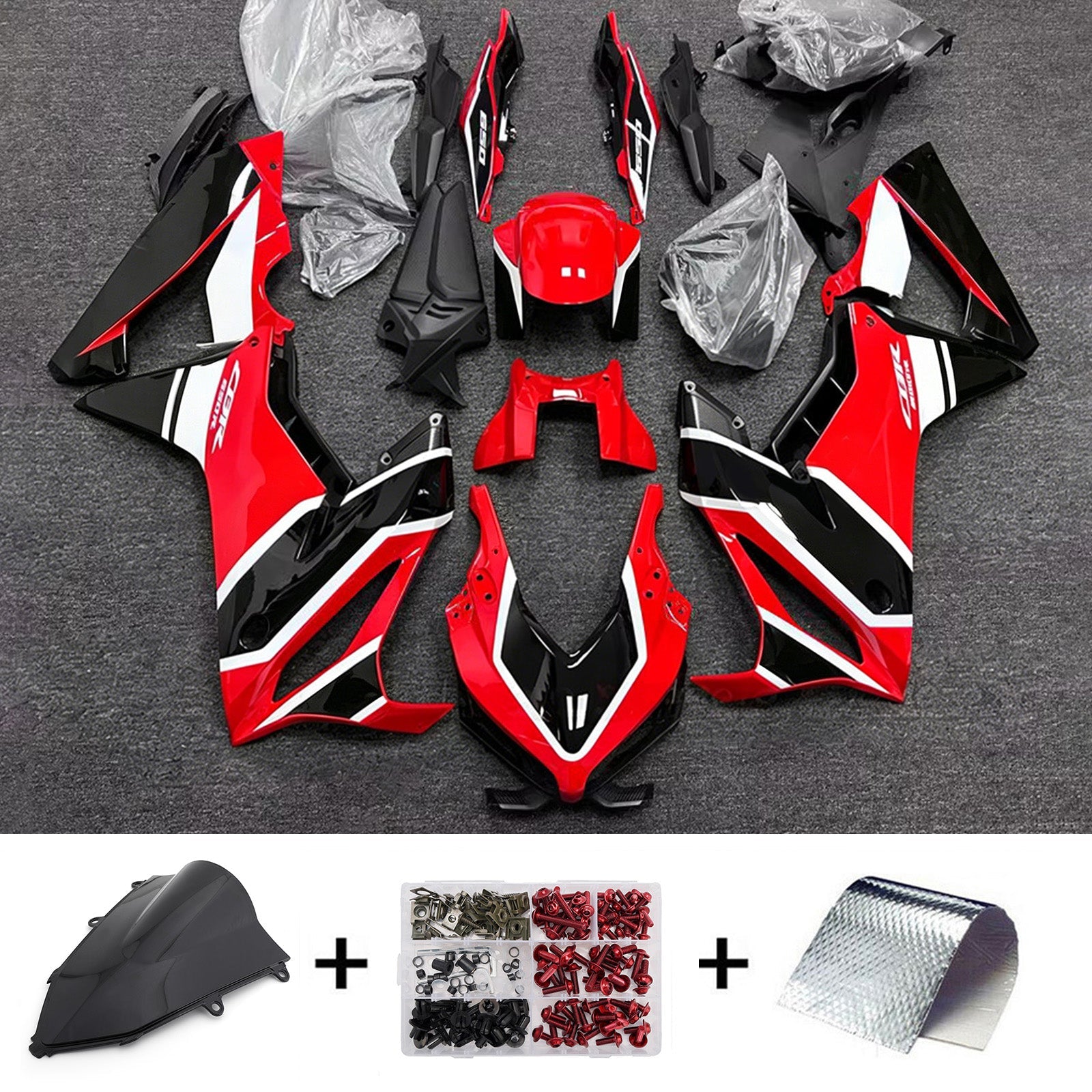 Injection Fairing Kit Bodywork Plastic ABS For Honda CBR650R 2019-2020