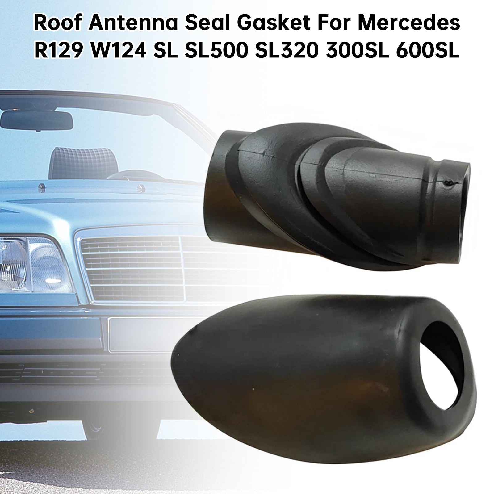 Roof Antenna Seal Gasket For Mercedes R129 W124 SL SL500 SL320 300SL 600SL