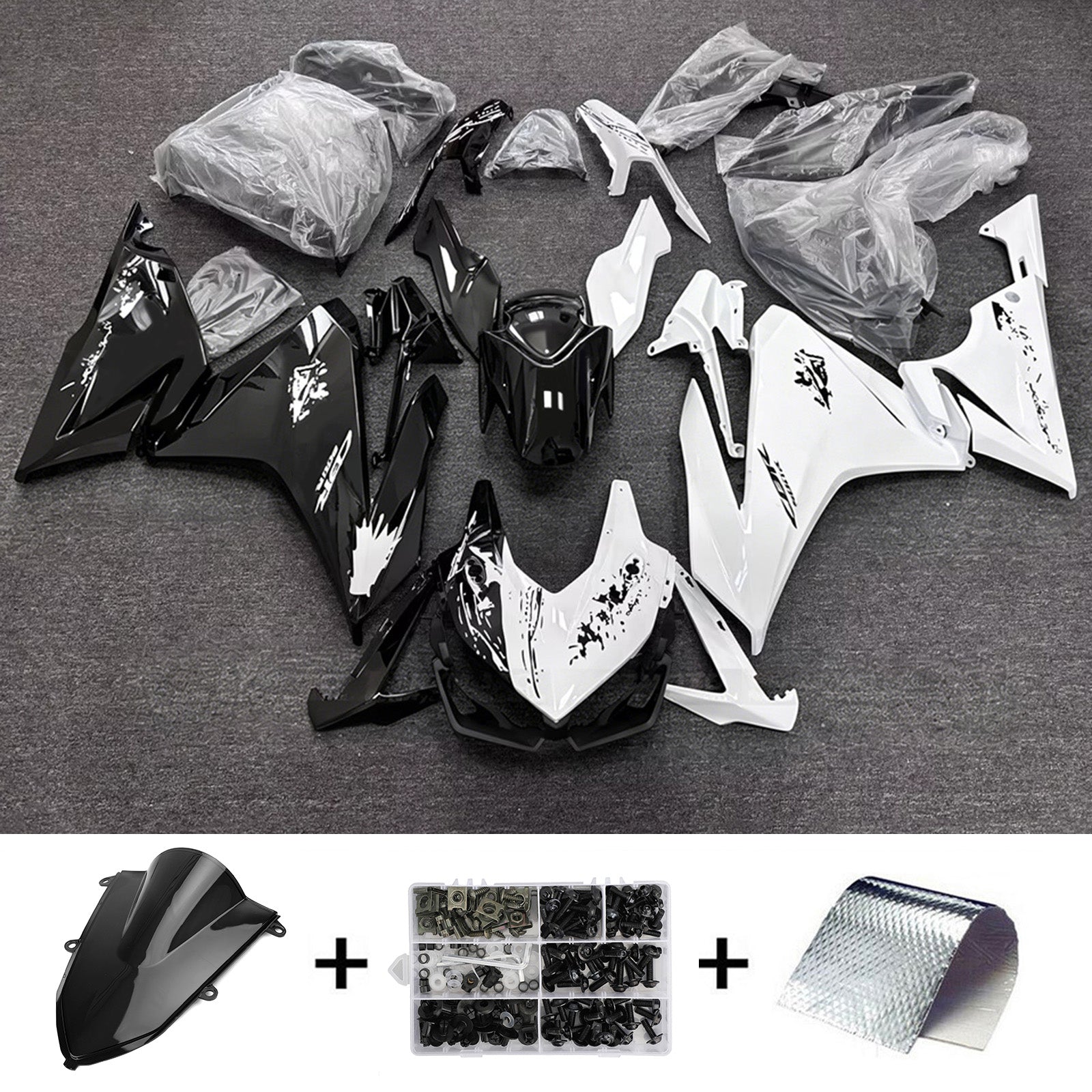 Injection Fairing Kit Bodywork Plastic ABS For Honda CBR500R 2022-2023