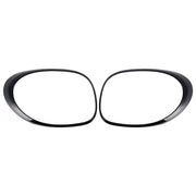 Left+Right Rear Taillight Lamp Trim Ring For Fiat 500L 2014-2020 Black