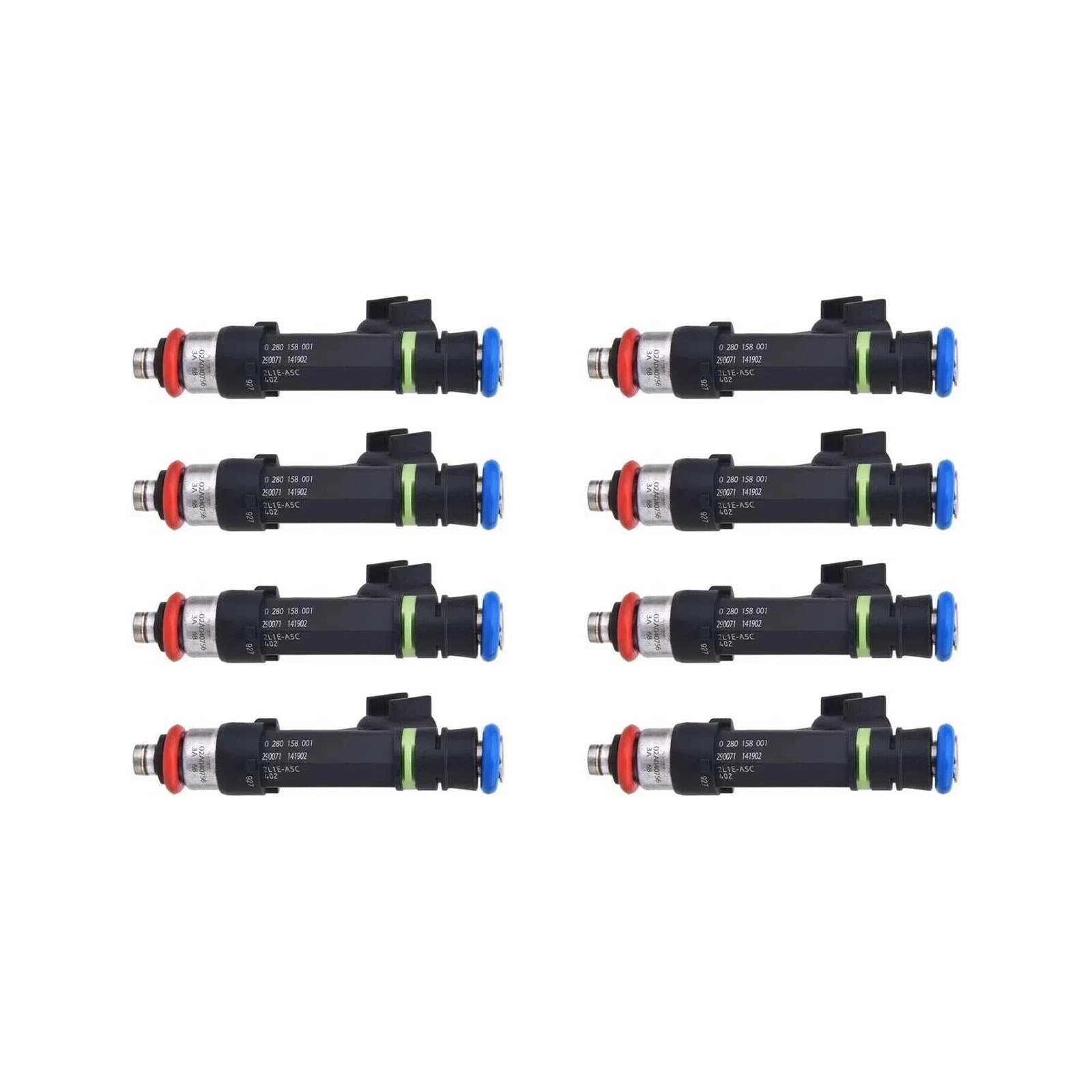 8Pcs Fuel Injector For Ford E-150 E-250 5.4L V8 2004-2009 0280158001