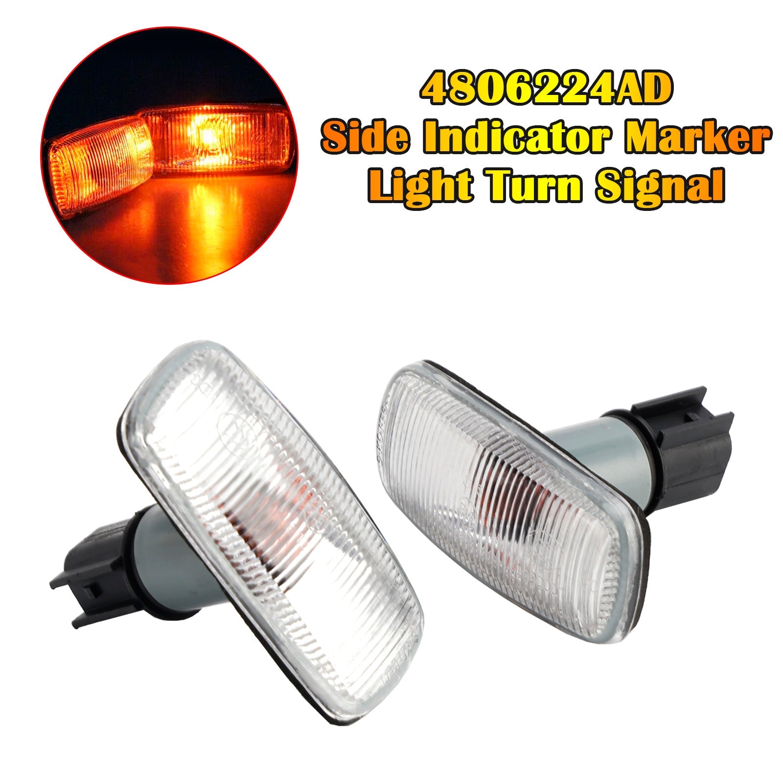 2008-2016 Dodge Grand Caravan Side Indicator Marker Light Turn Signal 4806224AD