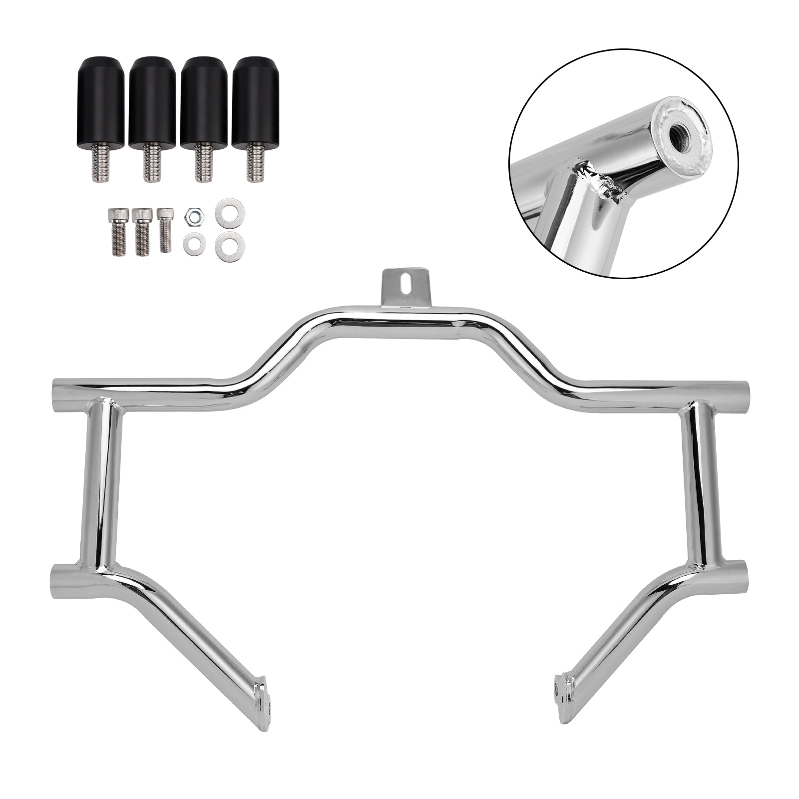 2009-2013 Electra Glide Classic FLHTC Engine Guard Anti-Crash Bumper Protector Chrome