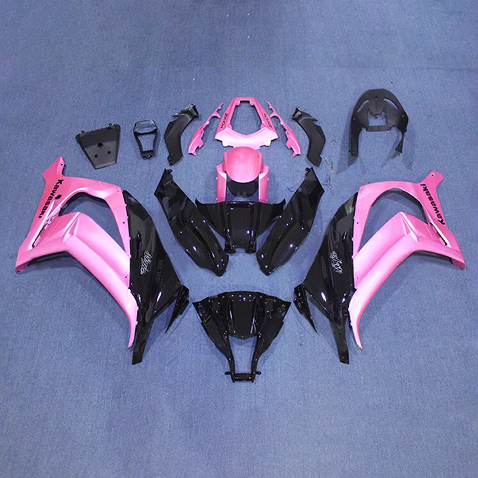 Injection Fairing Kit Bodywork Plastic ABS fit For Kawasaki ZX10R 2011-2015