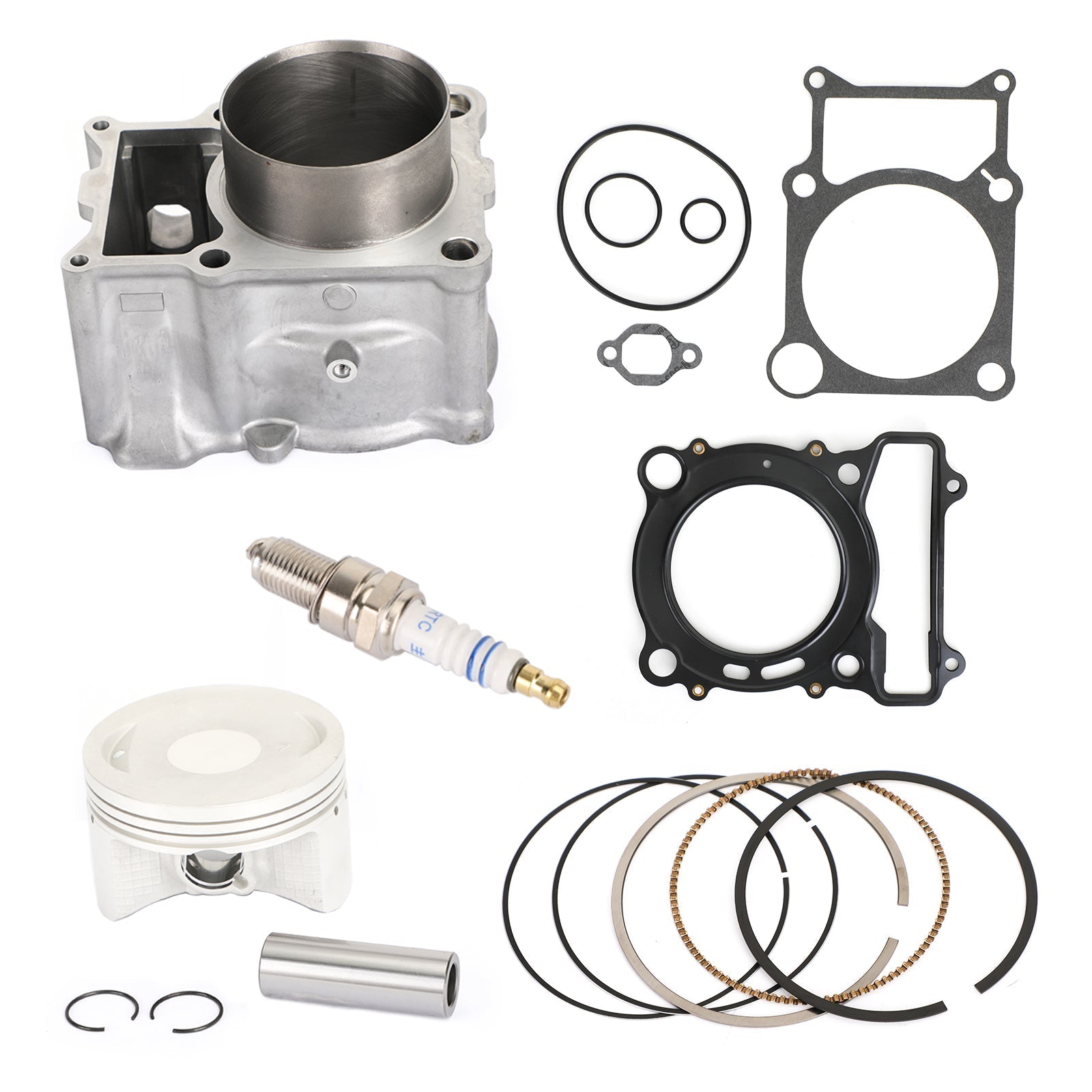 2007-2008 Yamaha Grizzly 400 Cylinder Piston Gasket Kit 5GH-11310-00-00 5GH-11631-00-00 Generic
