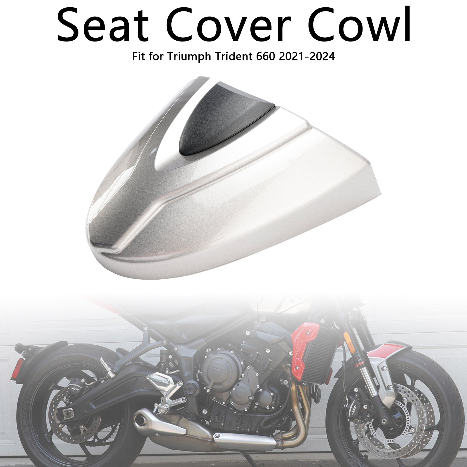 2021-2024 Trident 660 Tail Rear Seat Cover Fairing Cowl