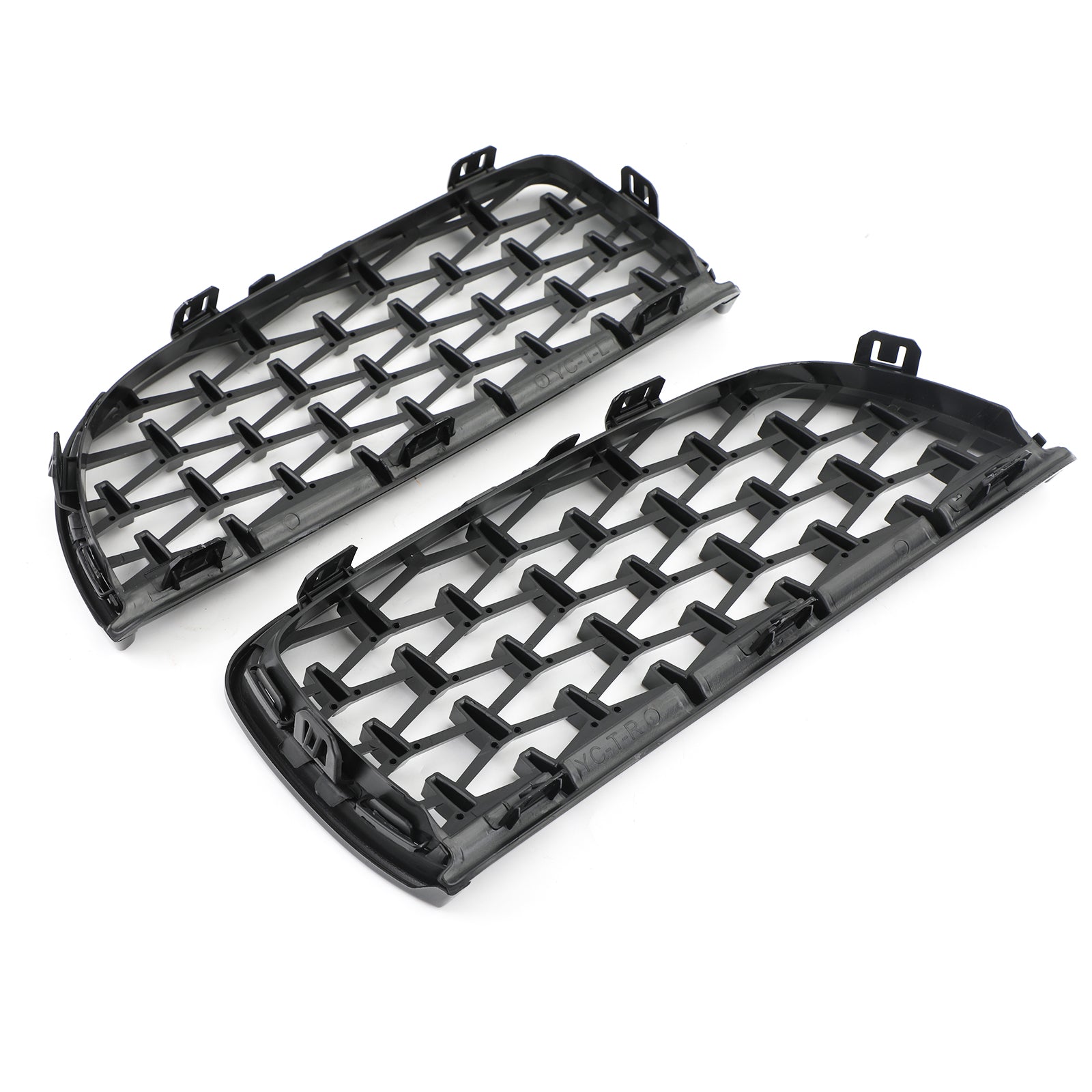 Meteor Black Kidney Grill Mesh Grille Fit for BMW E90 3 Series Sedan 2005-2008 51712151895 51712151896 51712151897 51712151898 Generic