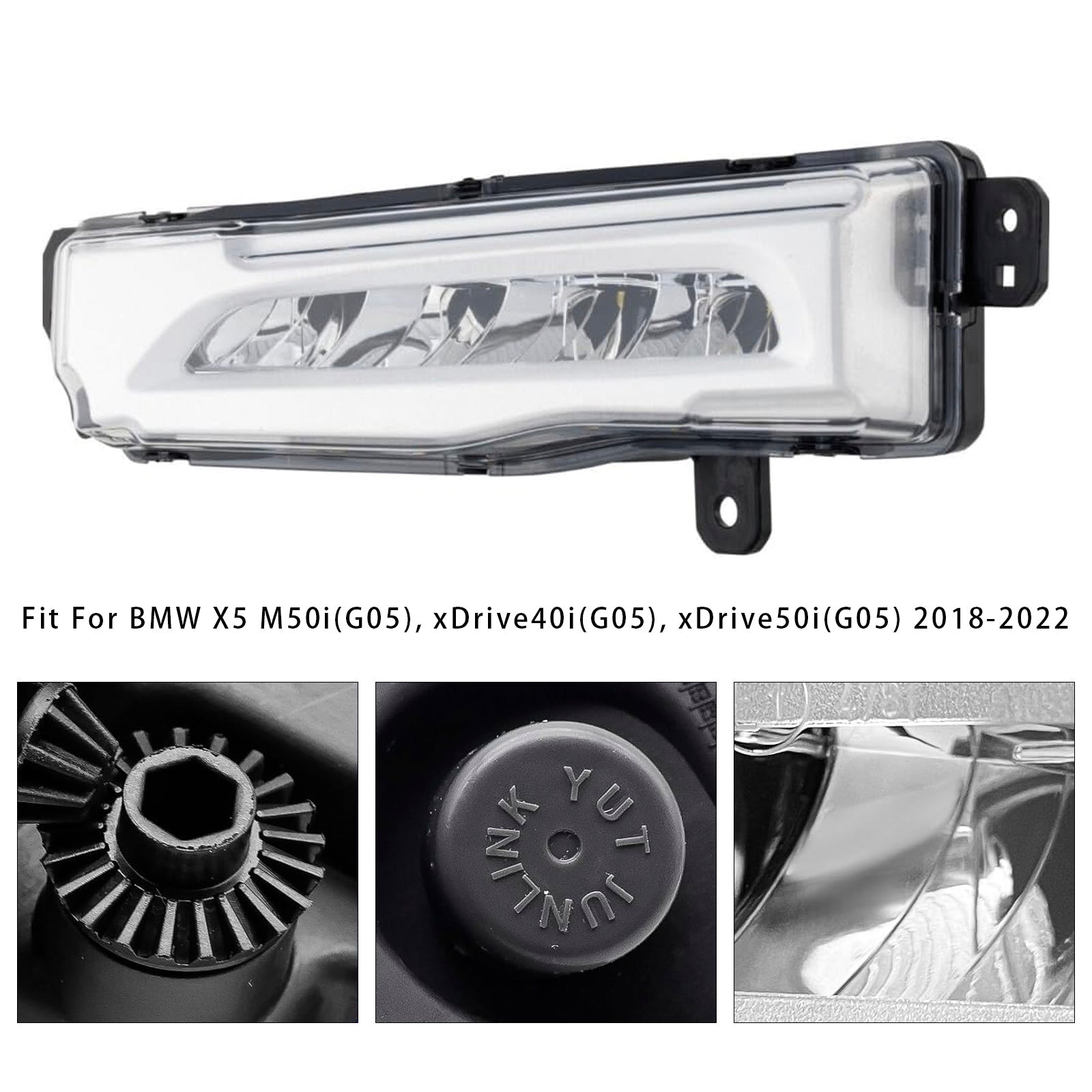 2018-2022 BMW X5 G05 1 Pcs LED Front Left Fog Light 63177406365