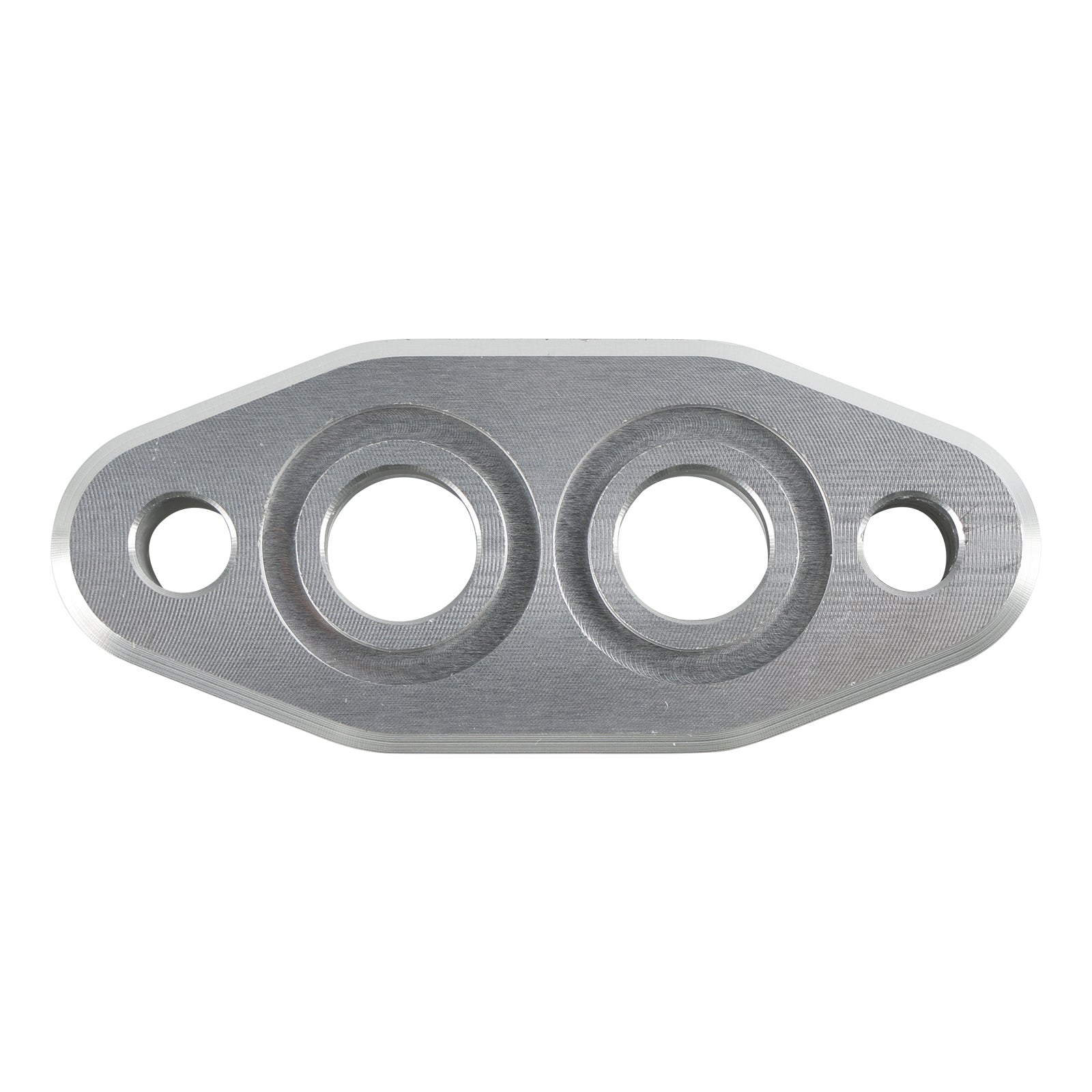 2 Pack Oil Cooler Adapter -6AN ORB Oring In/Out Port Plate LS1 LSX LS3 LS LS2