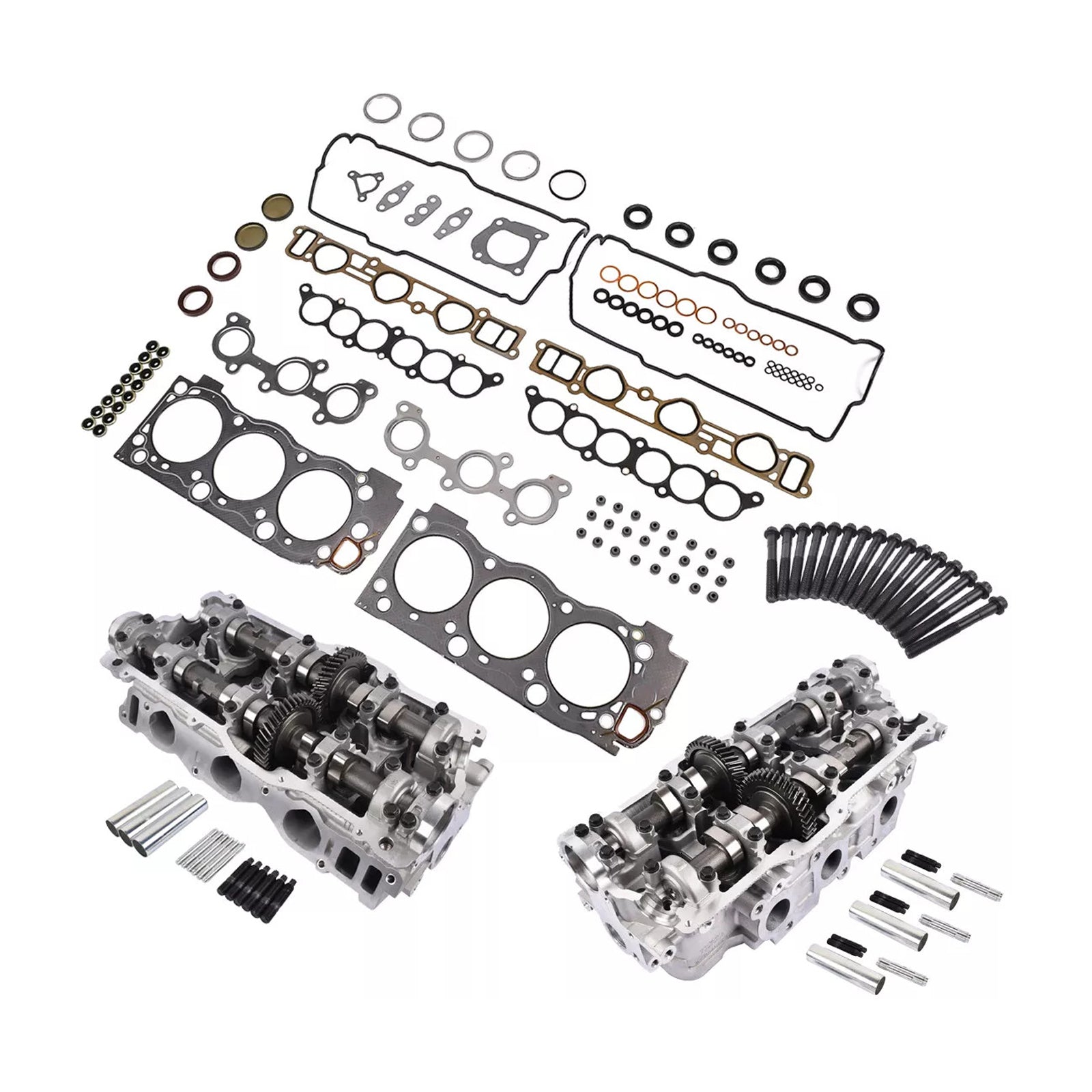 1995-04/2004 TOYOTA TACOMA 3.4L 2PCS Cylinder Head & Gaskets & Bolts 11101-69136 1305362050