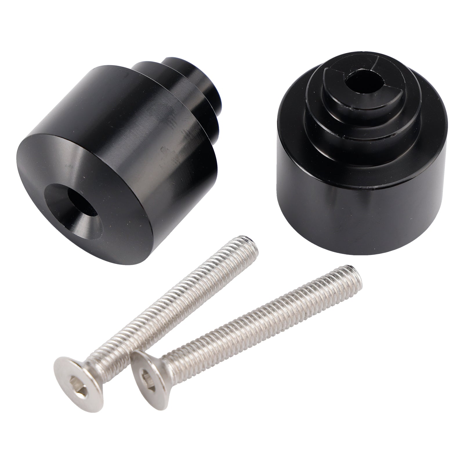ALU Handle Bar End Weight Set Black For Honda CBR600 CBR900 VFR800 CTX700