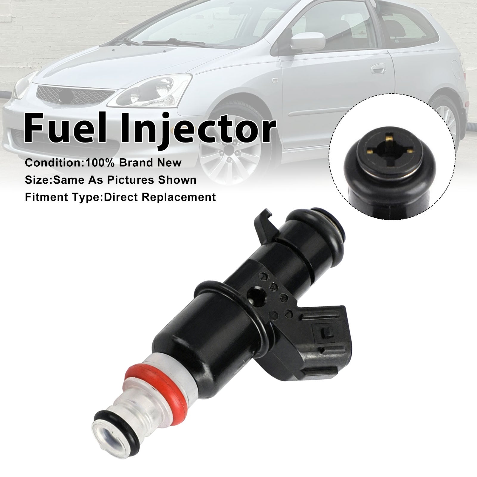 1Pcs Fuel Injector For Honda Civic Si 02-05 CR-V 2002-2004 16450-PPA-A01