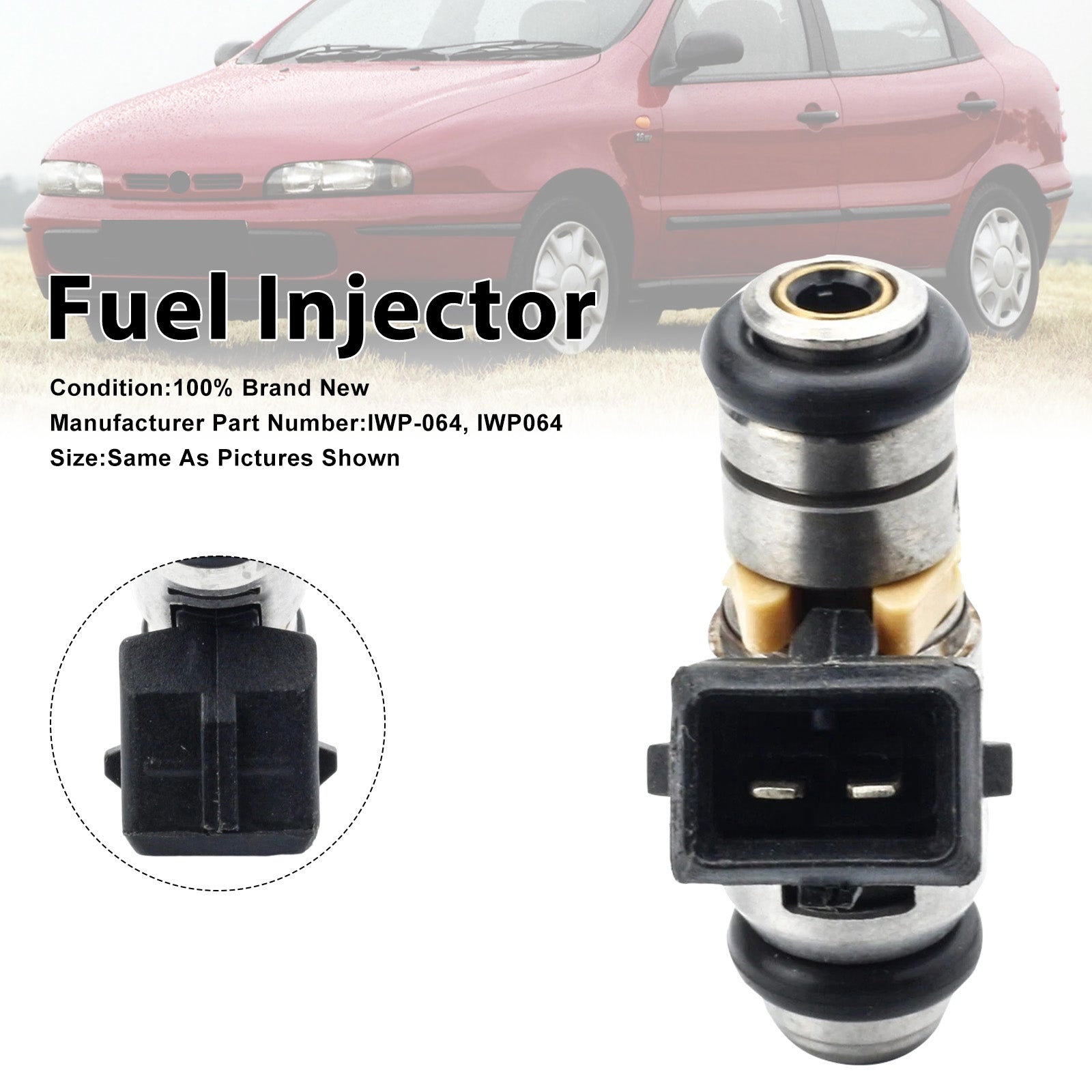 1Pcs Fuel Injector For Fiat Brava 96-02 For Lancia Dedra 96-99 IWP064