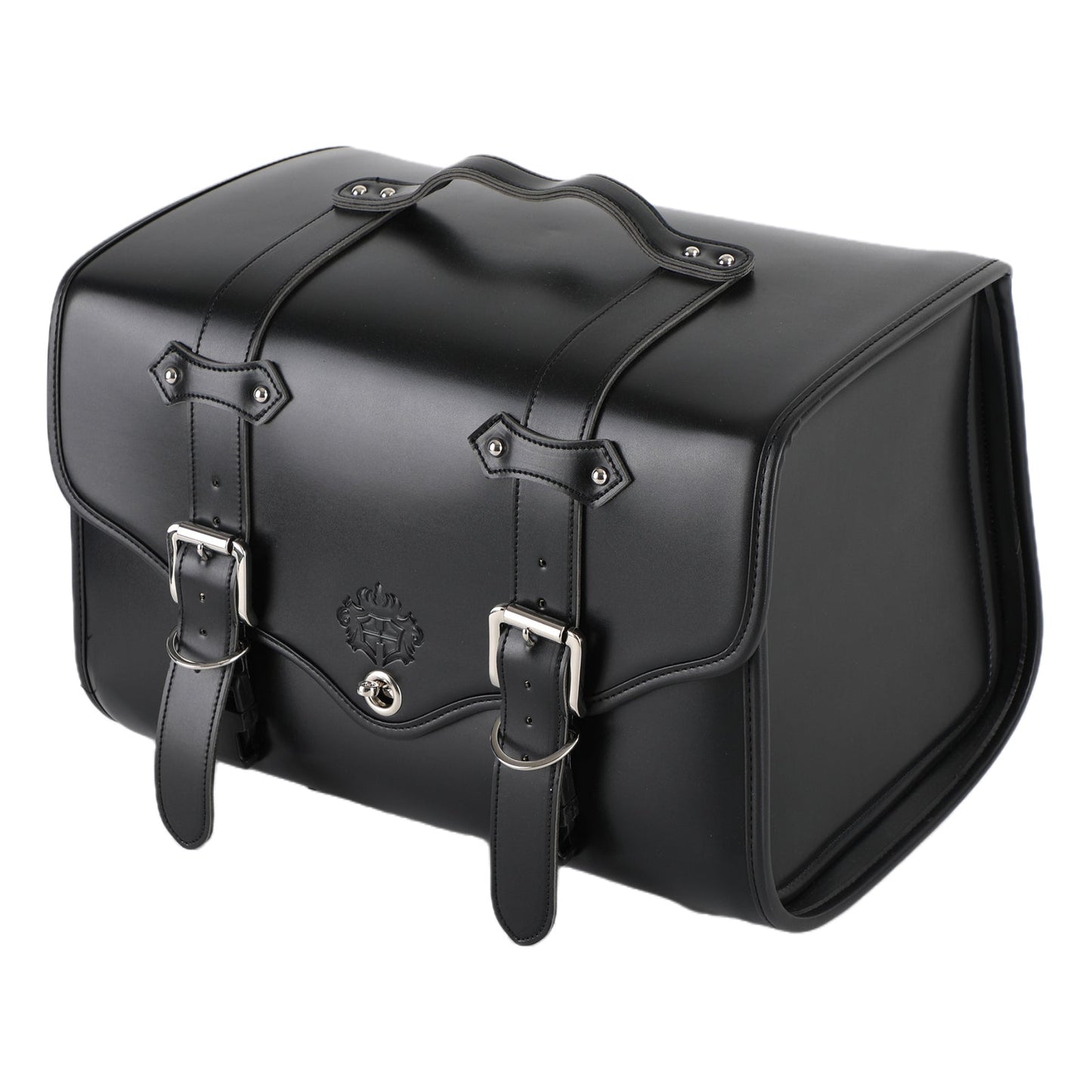 PU Leather Motorcycle Solo Swingarm Side Tool Bag Saddlebag