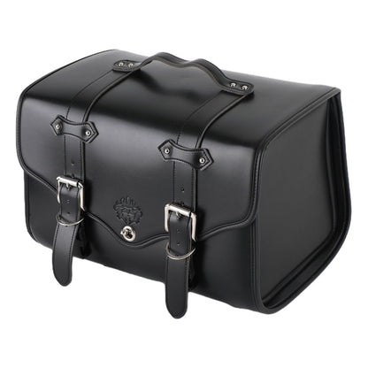 PU Leather Motorcycle Solo Swingarm Side Tool Bag Saddlebag