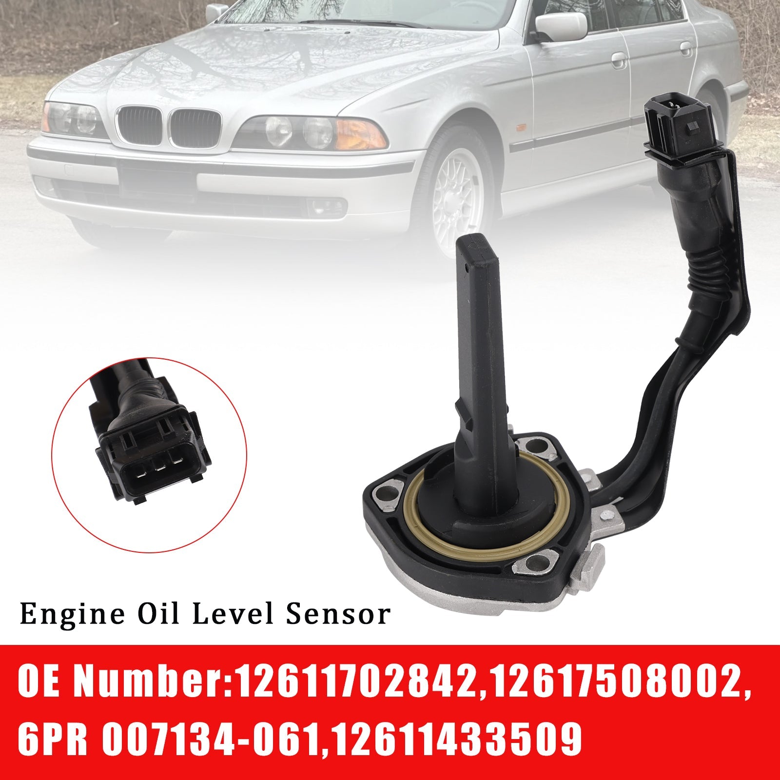 Engine Oil Level Sensor 12611702842 6PR 007134-061 For BMW 528I 1996-1999