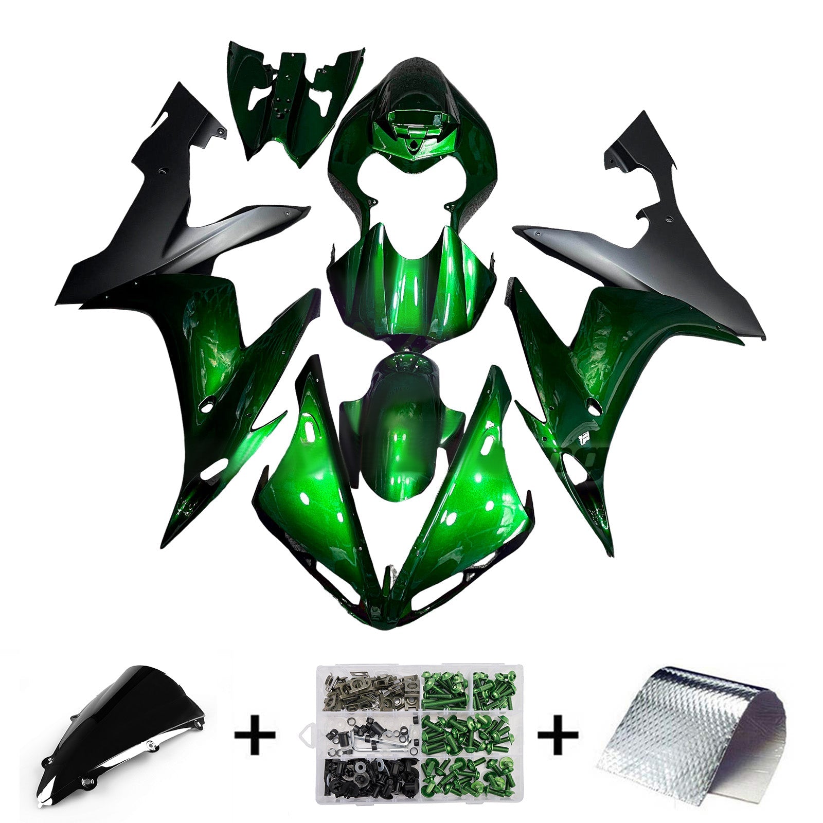 Injection Fairing Kit Bodywork Plastic ABS For Yamaha YZFR1 YZF-R1 2004-2006