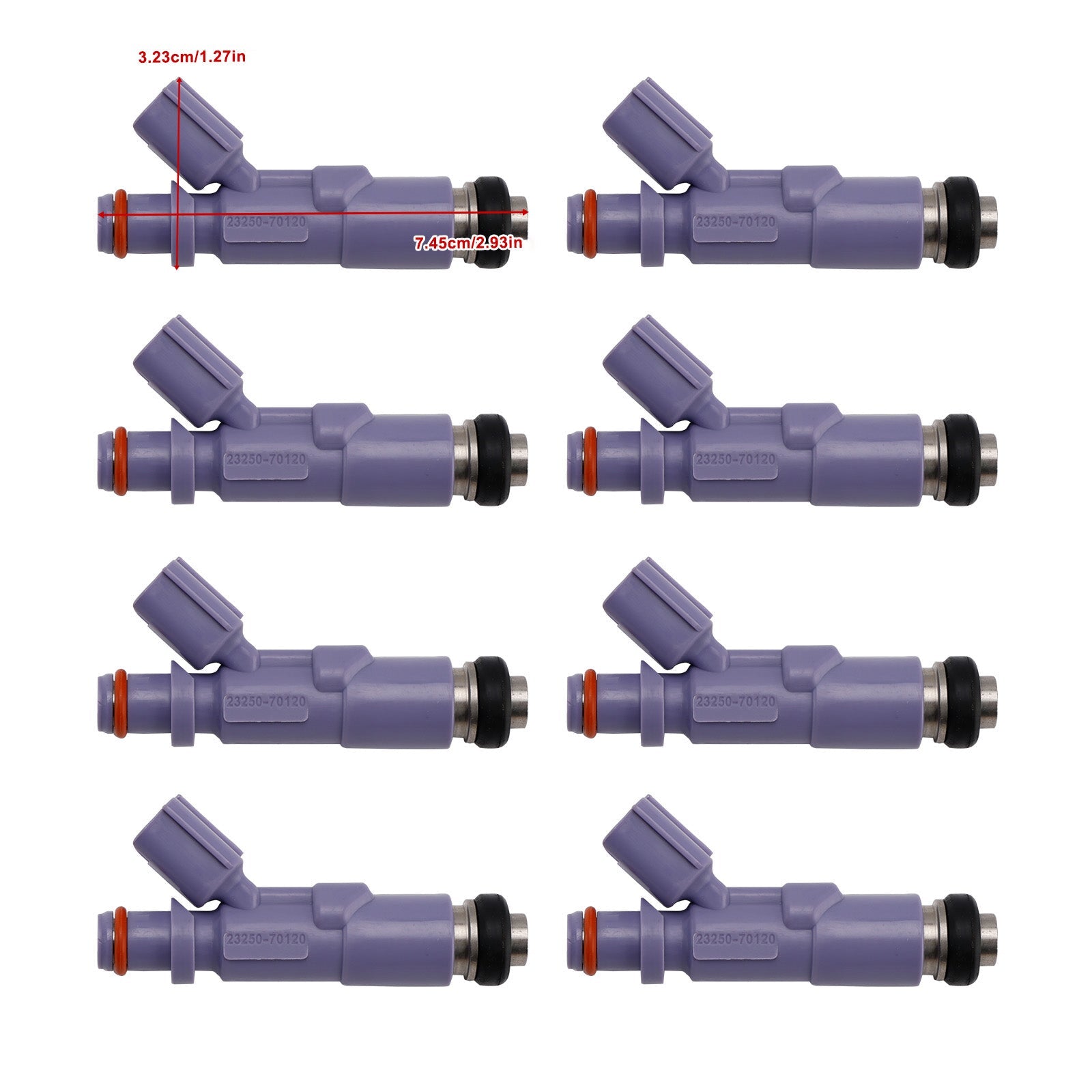 8Pcs Fuel Injector For Toyota Tundra 4.7L 5.7L 05-09 LEXUS IS200 23250-70120