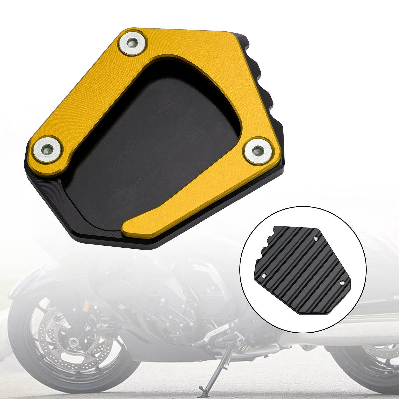 2016-2022 BMW K1600 Kickstand Enlarge Plate Pad