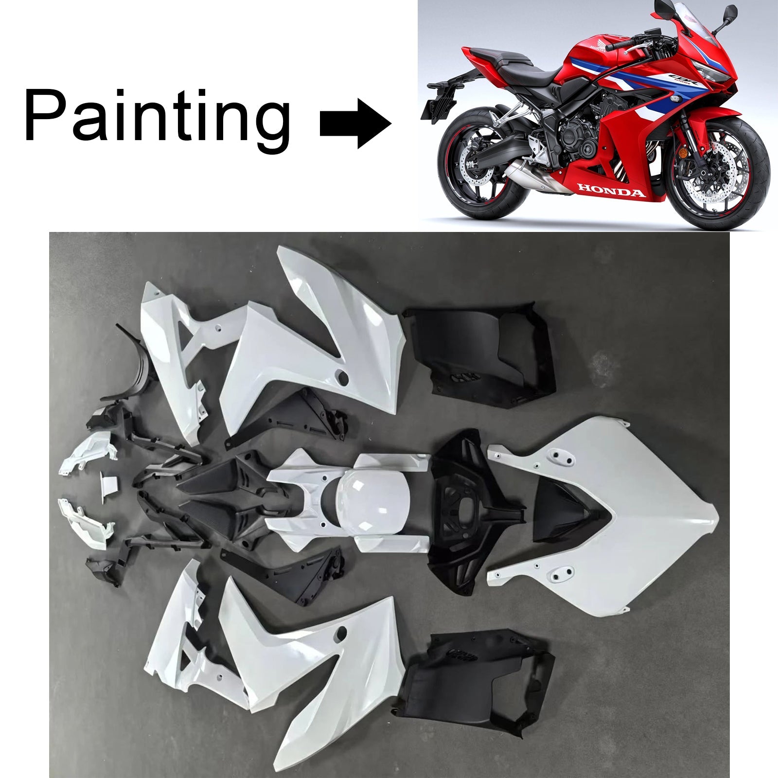 2024-2025 Honda CBR650R Injection Fairing Kit Bodywork Plastic ABS