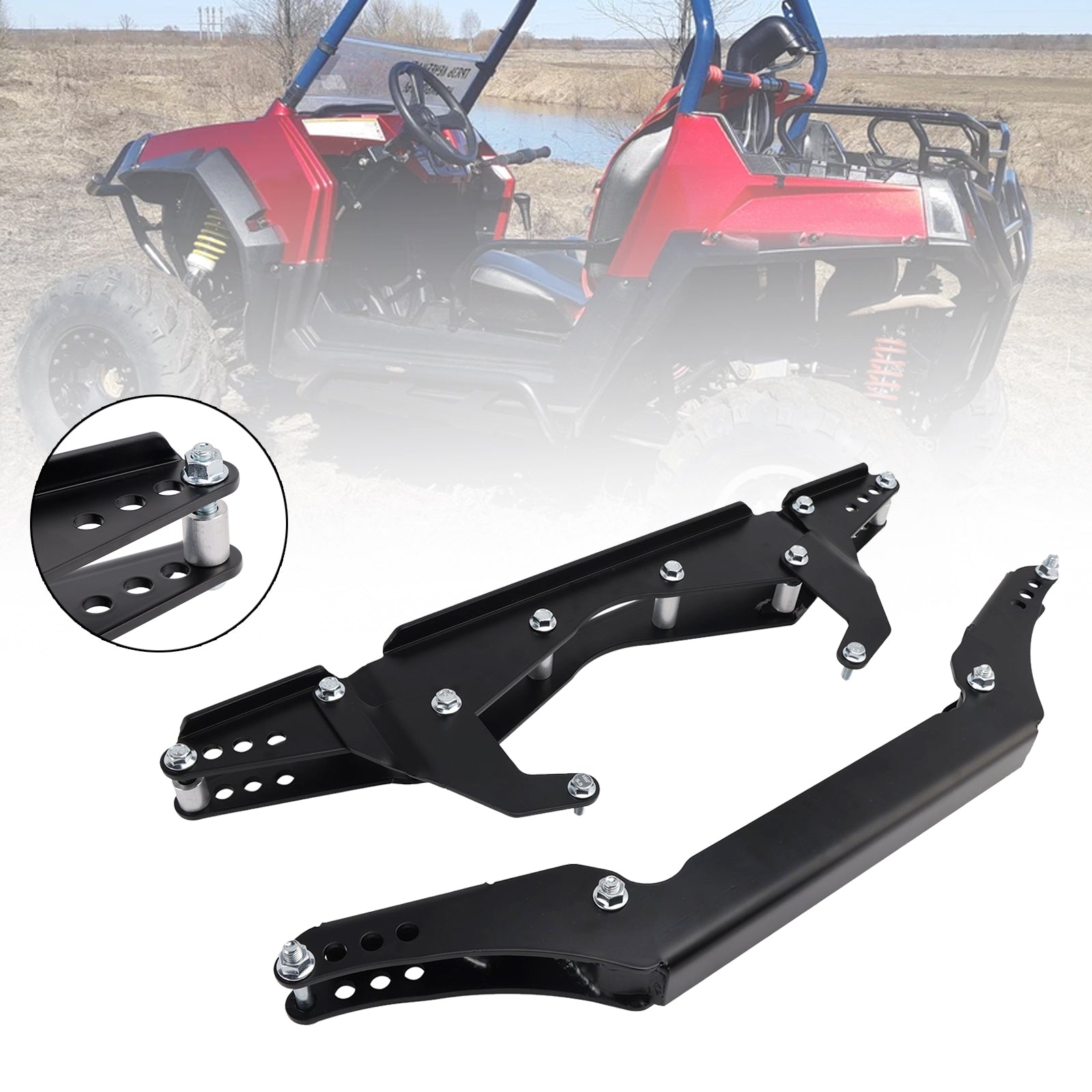 2010-2014 for Polaris RZR 4 800 2 Inches Lifting Set Front & Rear Suspension