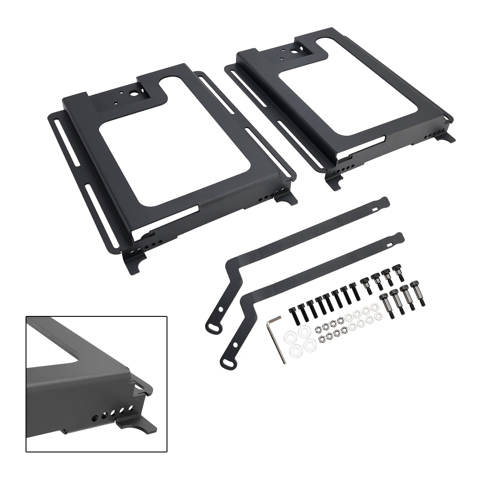 Polaris RZR 800 2X Lower Recline Seat Bases Set